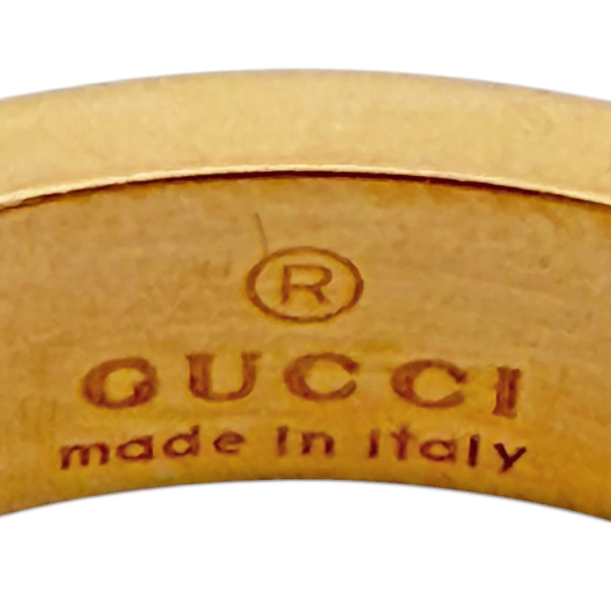 Gucci Icon Pink Gold (18K) Band Ring (Pre-Owned)