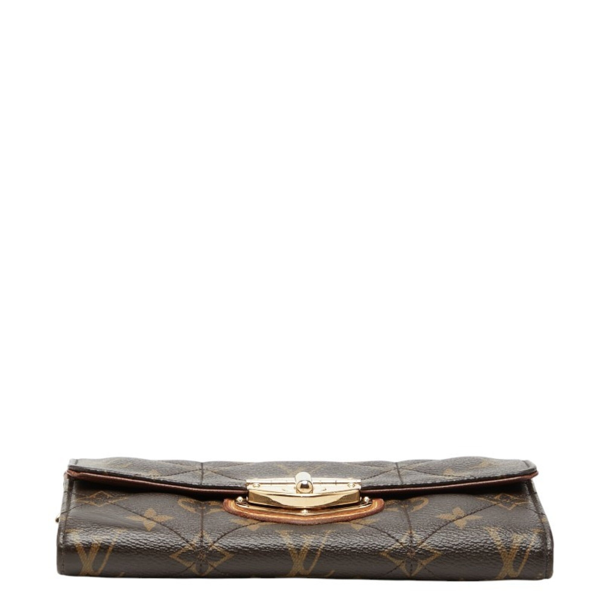Louis Vuitton Monogram Etoile Brown Pvc Leather Long Wallet (Bi-Fold) (Pre-Owned)