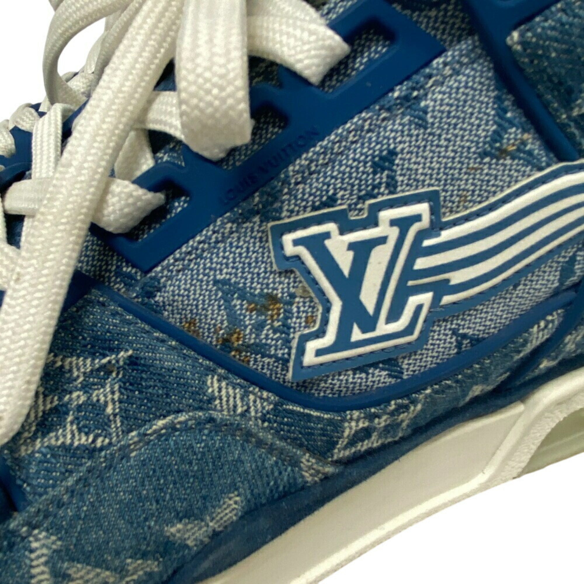Louis Vuitton Blue White Sneakers (Pre-Owned)