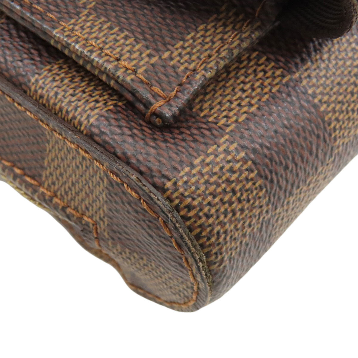 Louis Vuitton Damier Damier Canvas Ebene Damier Canvas Sling Bag (Pre-Owned)