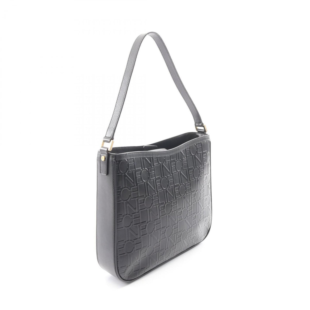 Celine Black Leather Handbag Shoulder Bag (Pre-Owned)