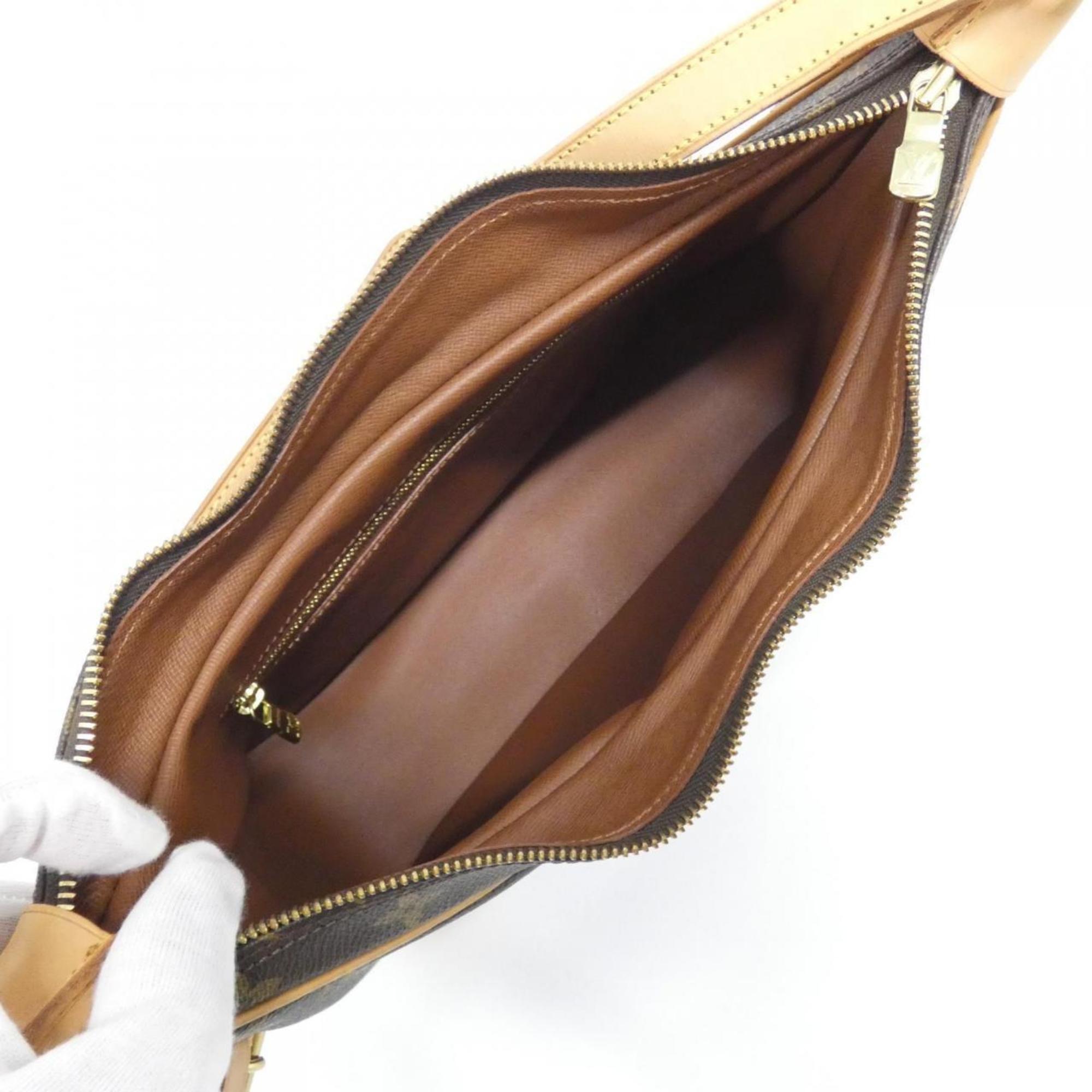 Louis Vuitton Brown Coated Canvas Shoulder Bag (Pre-Owned)