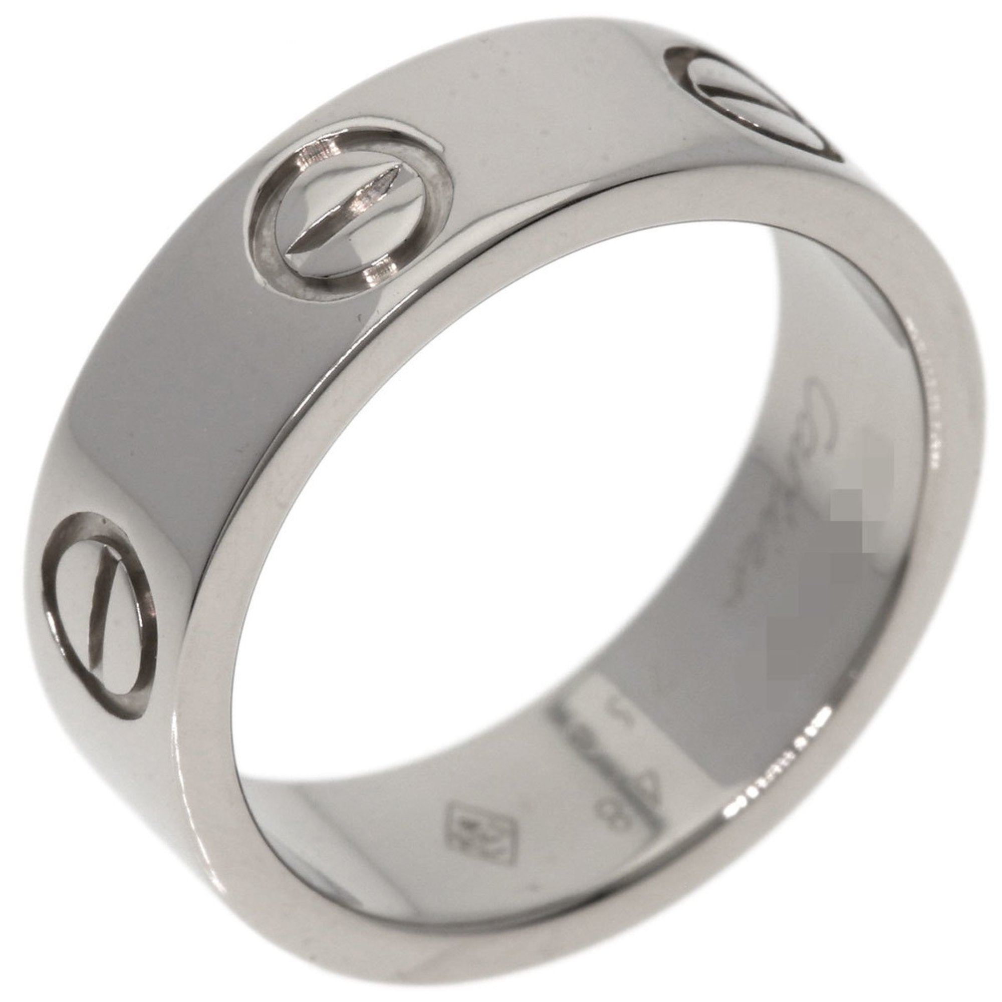 Cartier White Gold White Gold (18K) Band Ring (Pre-Owned)