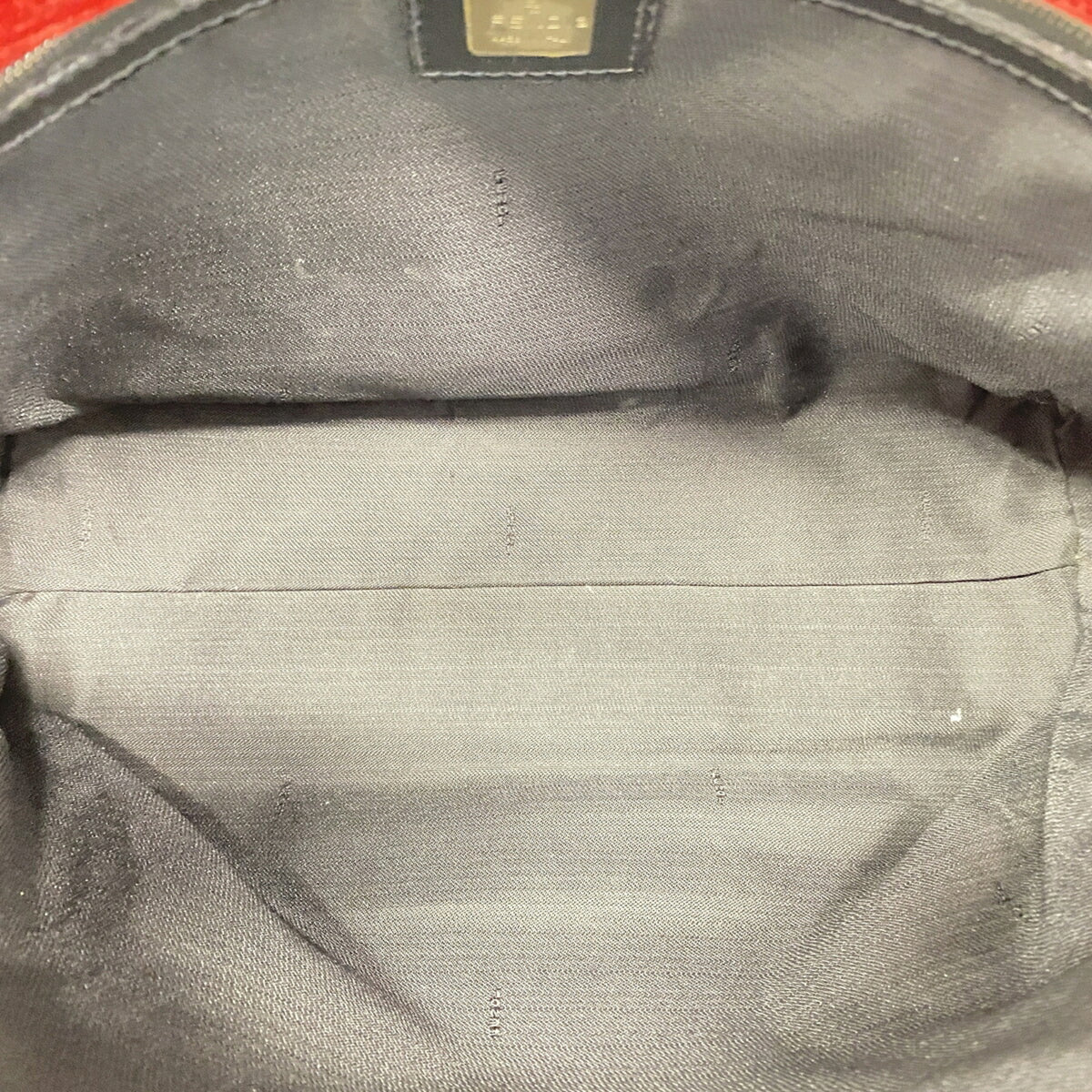 Fendi Black Red Color Tote Bag (Pre-Owned)