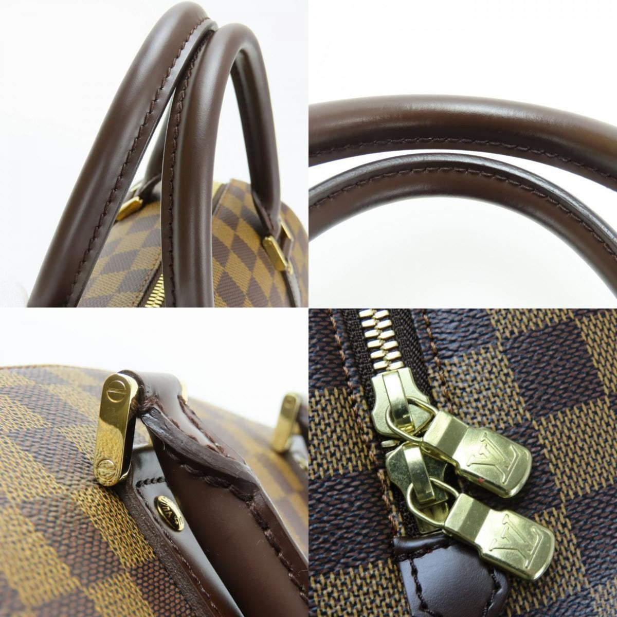 Louis Vuitton Brown Ebene Damier Canvas Handbag (Pre-Owned)