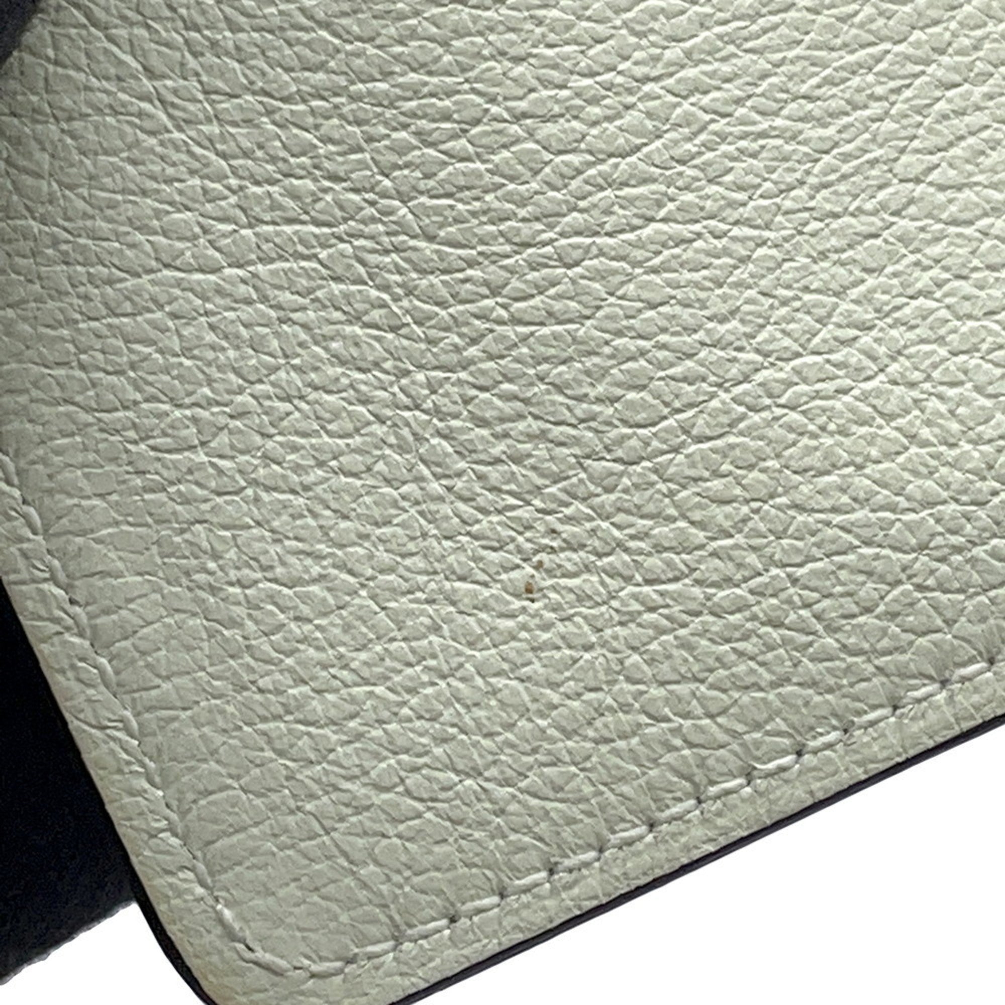 Hermes Beige Vert Coin Purse/Coin Case (Pre-Owned)