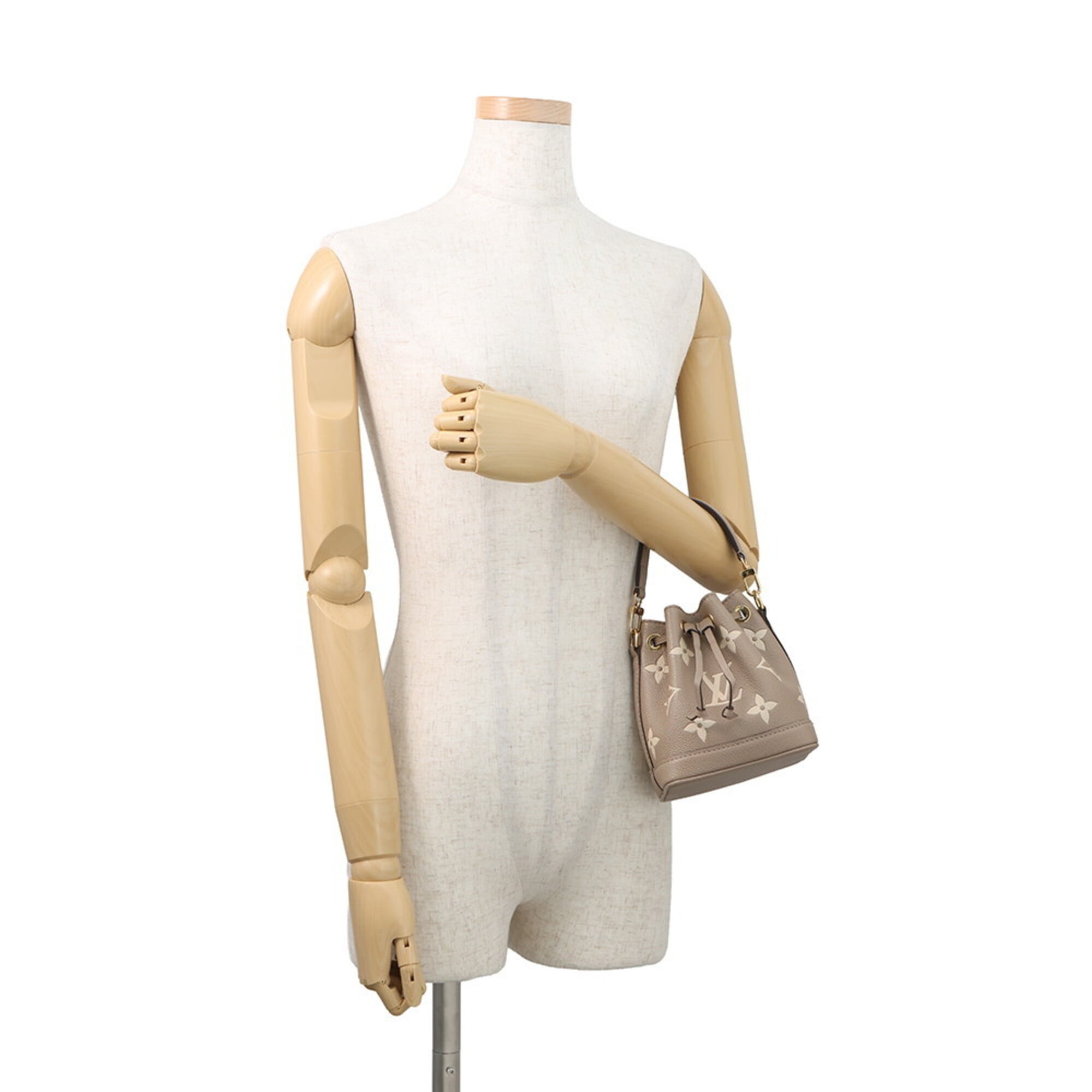 Louis Vuitton Monogram Empreinte Tourterelle Monogram Empreinte Handbag Shoulder Bag (Pre-Owned)