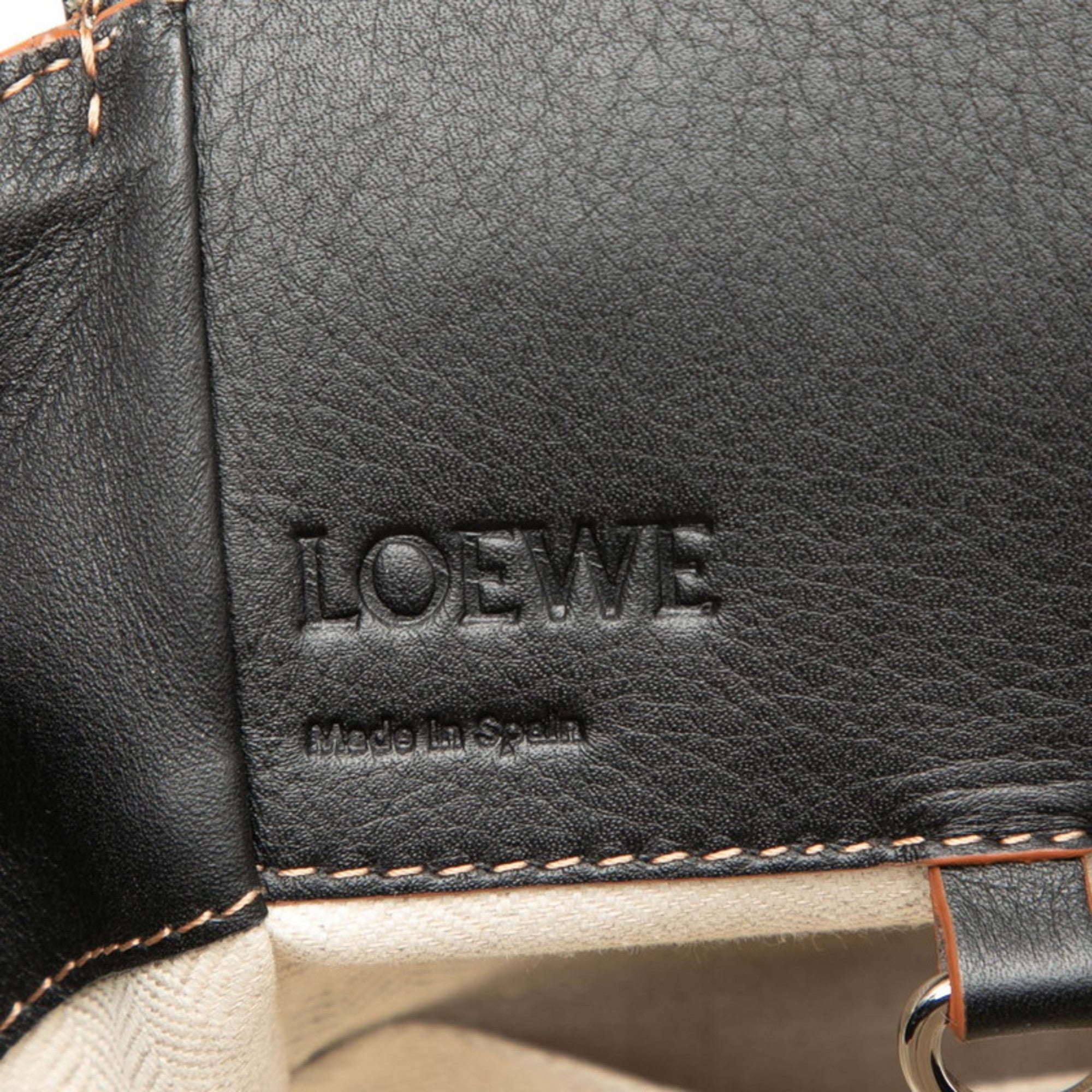 Loewe Beige Multi-Color Leather Handbag Shoulder Bag (Pre-Owned)
