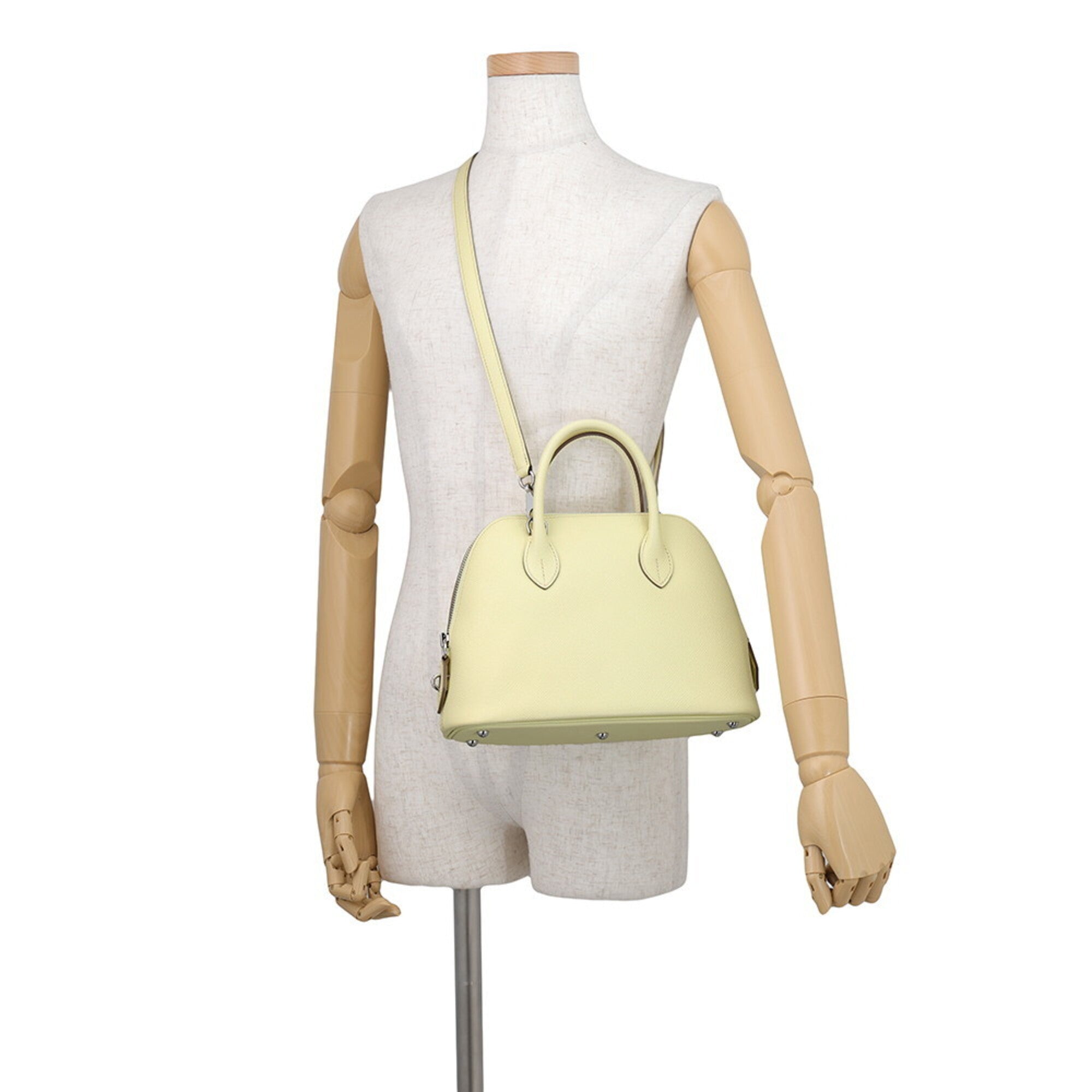 Hermes Bolide Jaune Epsom Leather Handbag Shoulder Bag (Pre-Owned)
