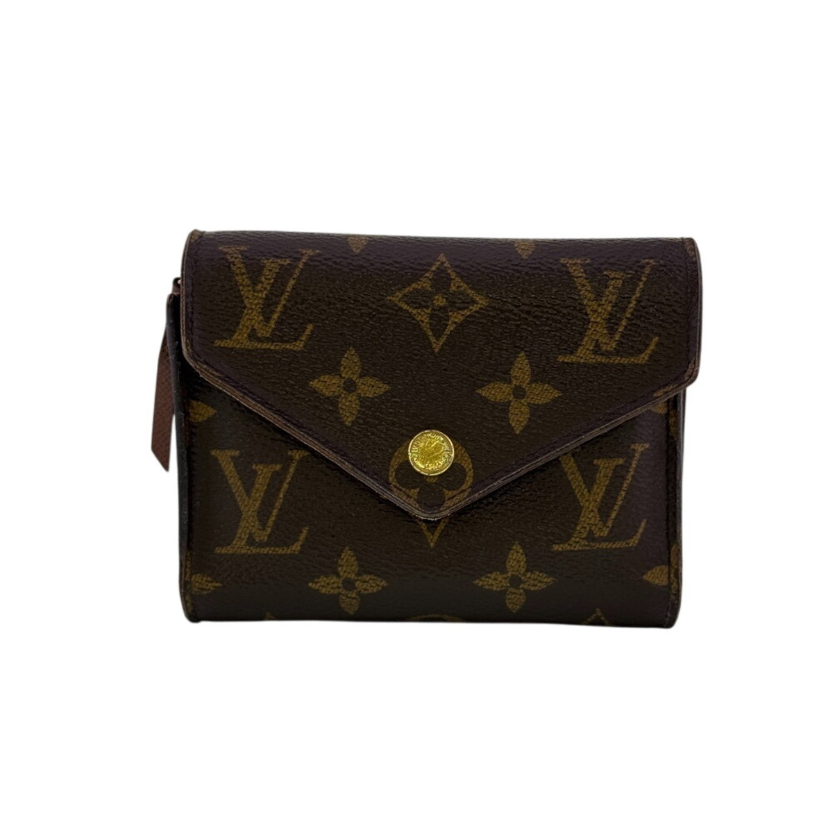 Louis Vuitton Monogram Brown Monogram Wallet (Tri-Fold) (Pre-Owned)