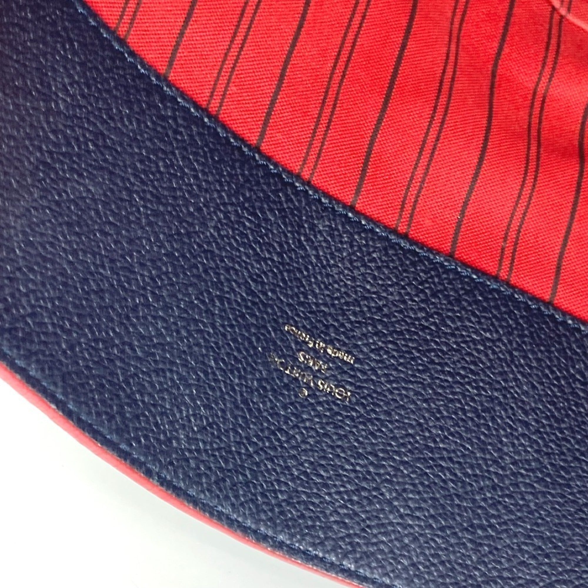 Louis Vuitton Marine Rouge Navy Monogram Empreinte Leather Shoulder Bag Tote Bag (Pre-Owned)