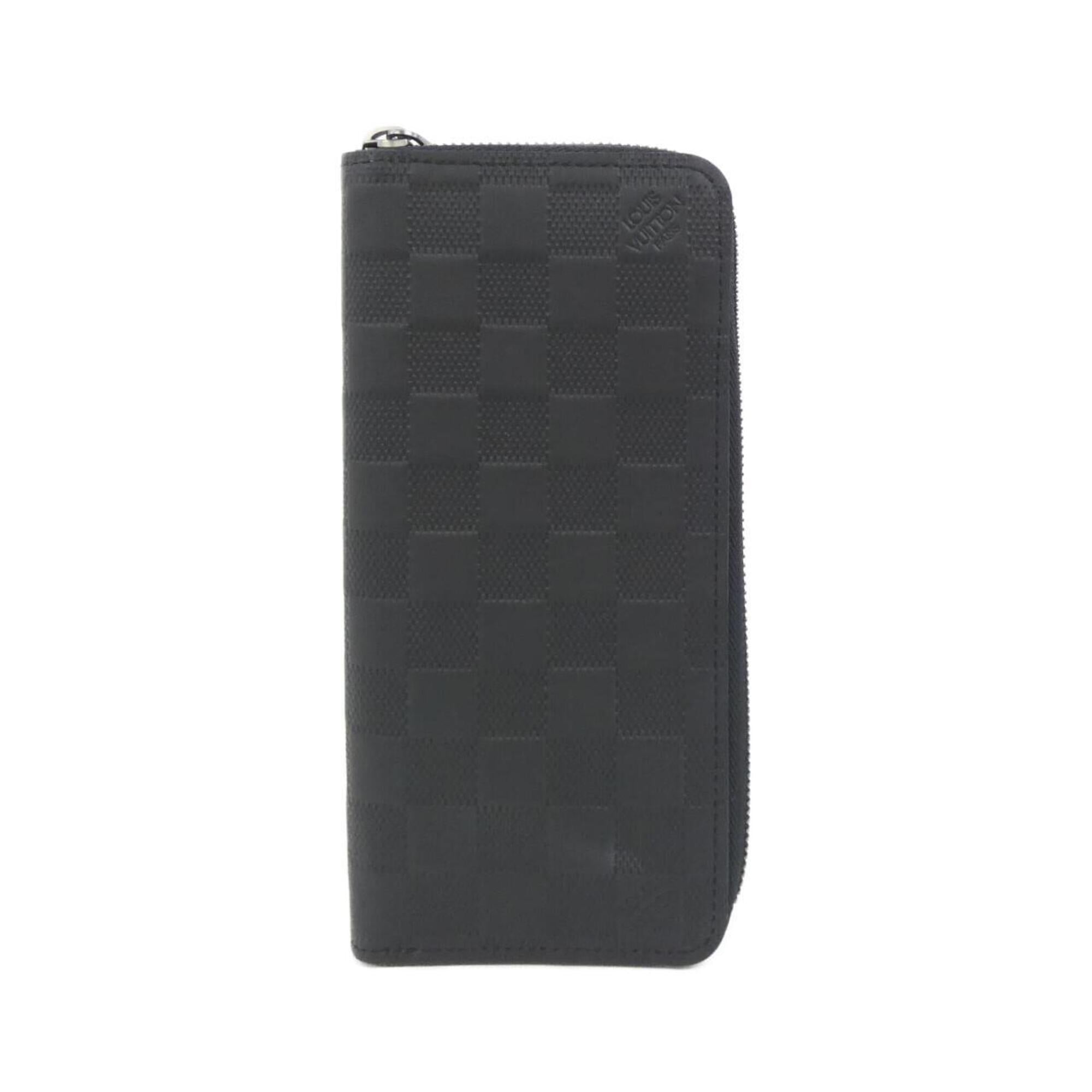 Louis Vuitton Onyx Leather Long Wallet (Bi-Fold) (Pre-Owned)