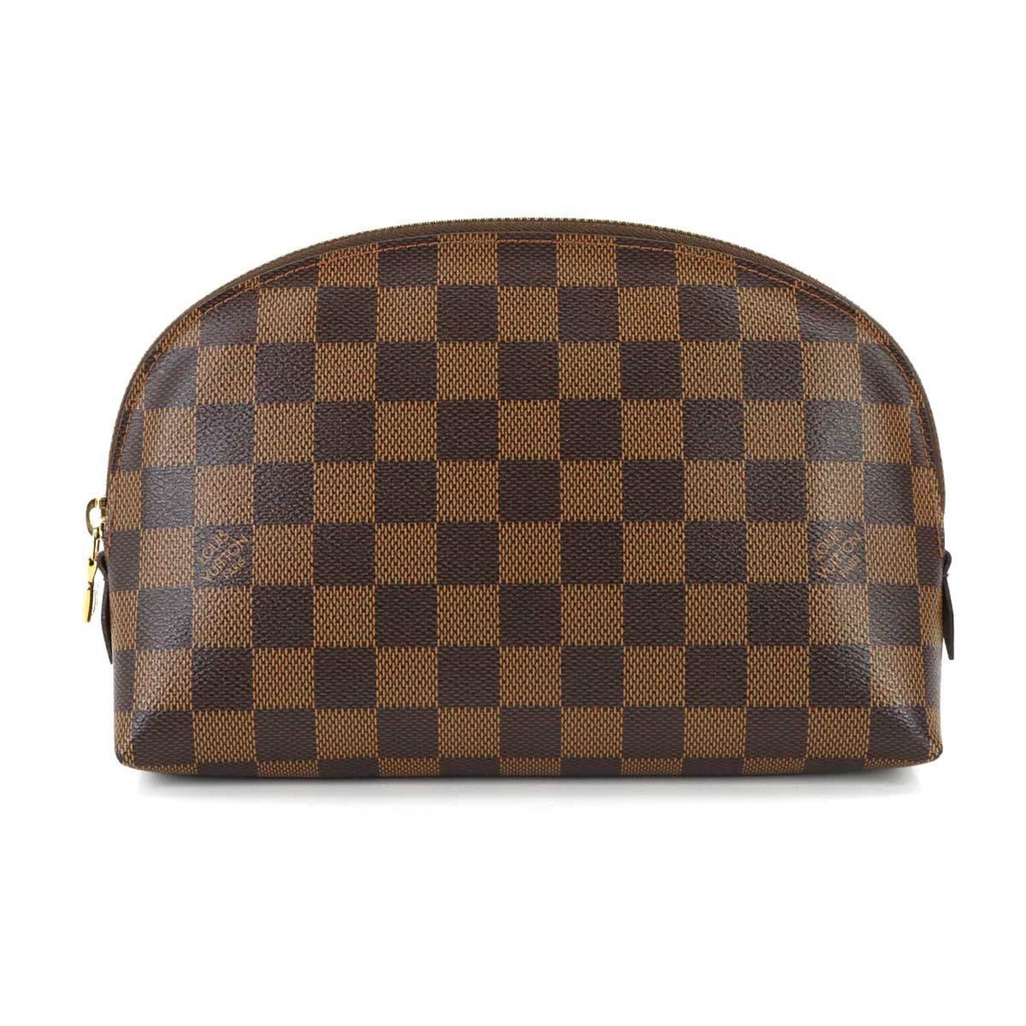 Louis Vuitton Brown Damier Canvas Ebene Damier Canvas Handbag Pochette (Pre-Owned)
