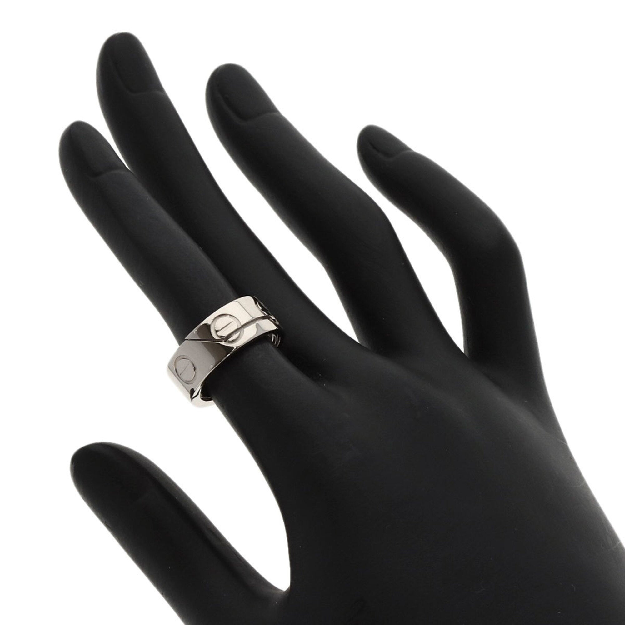 Cartier White Gold White Gold (18K) Band Ring (Pre-Owned)