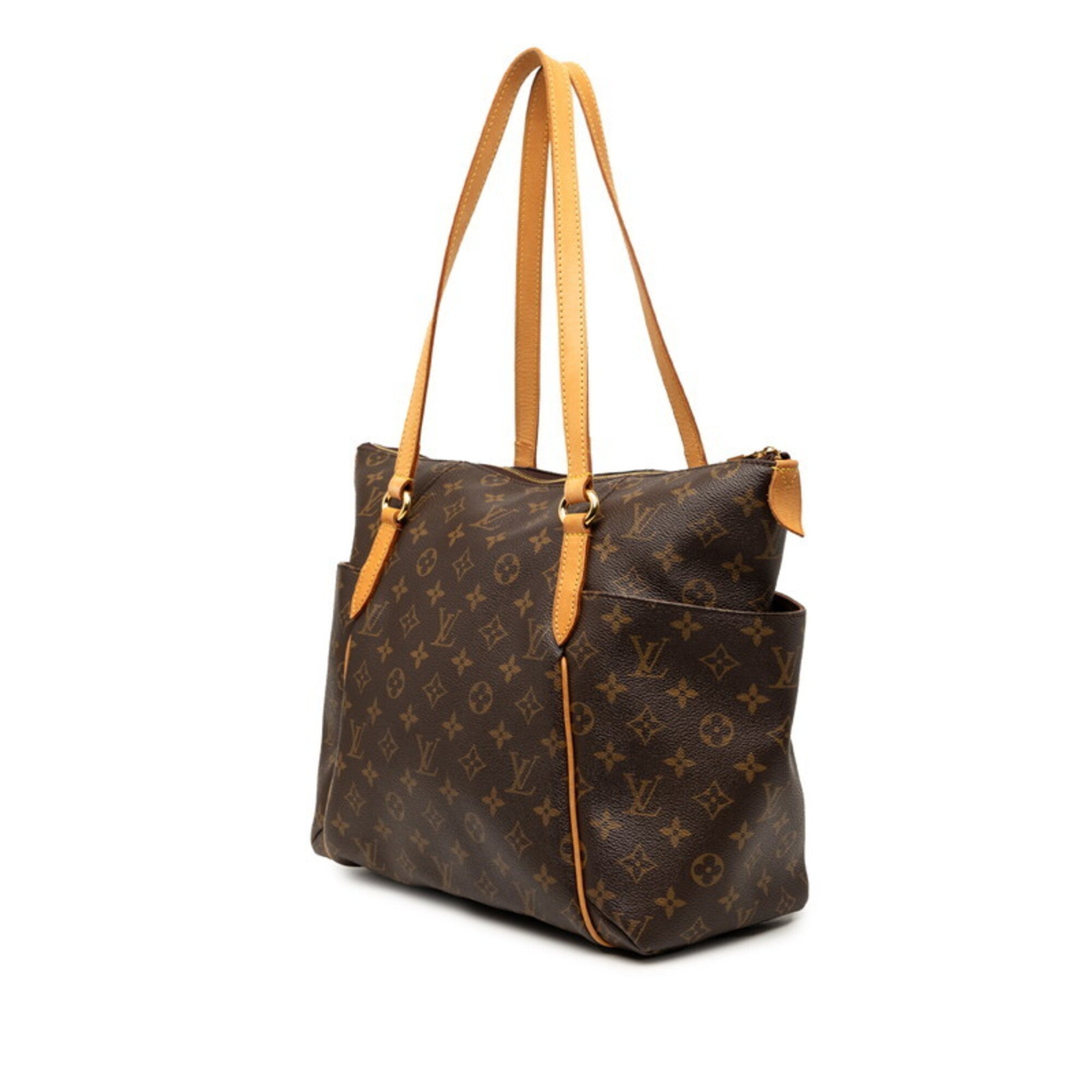 Louis Vuitton Brown Pvc Leather Shoulder Bag Tote Bag (Pre-Owned)