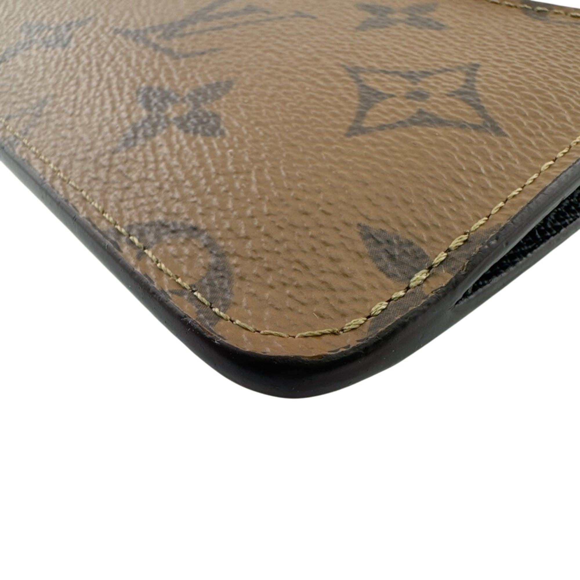 Louis Vuitton Monogram Reverse Brown Monogram Reverse Monogram Reverse Coin Purse/Coin Case (Pre-Owned)
