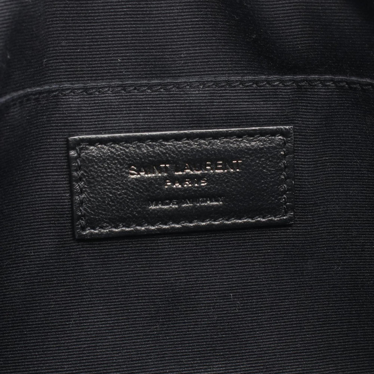 Yves Saint Laurent Black Leather Handbag Shoulder Bag (Pre-Owned)