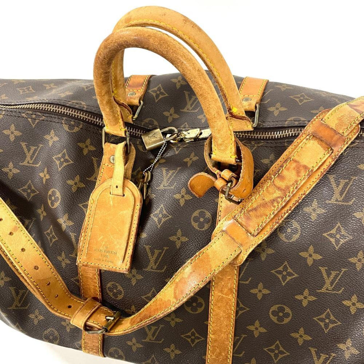 Louis Vuitton Brown Monogram Canvas Boston Bag (Pre-Owned)