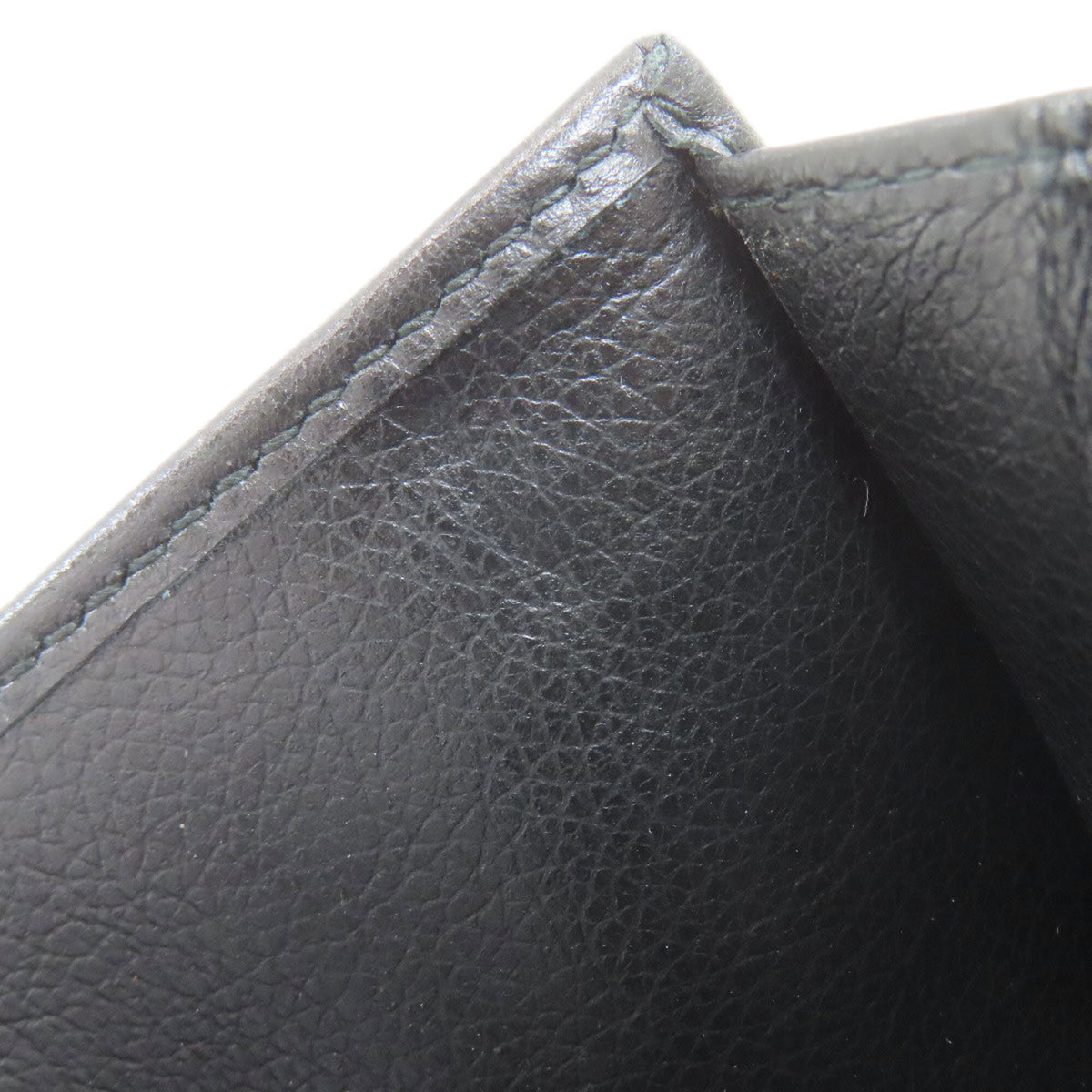 Prada Black Leather Long Wallet (Bi-Fold) (Pre-Owned)