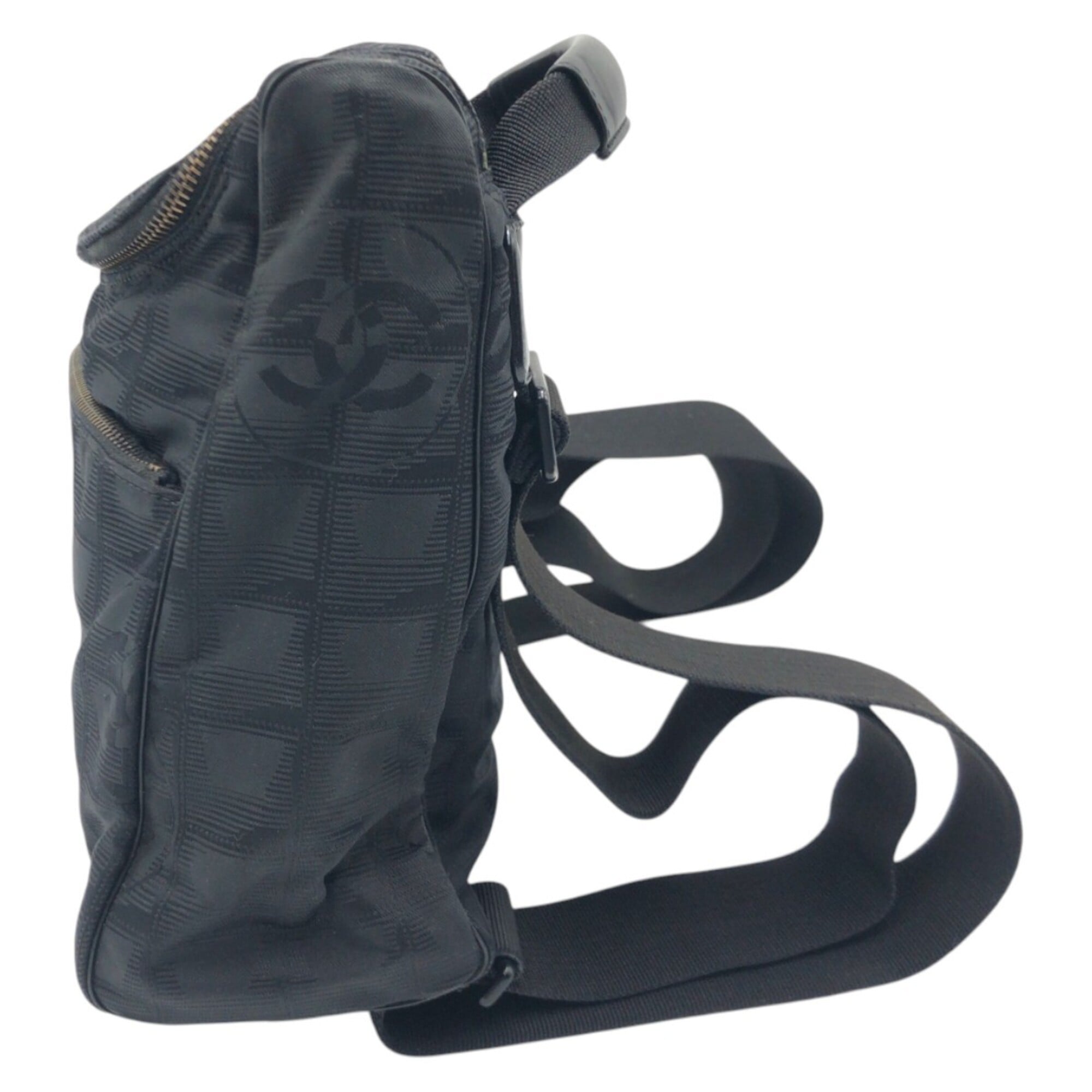 Chanel Black Nylon Backpack (Pre-Owned)