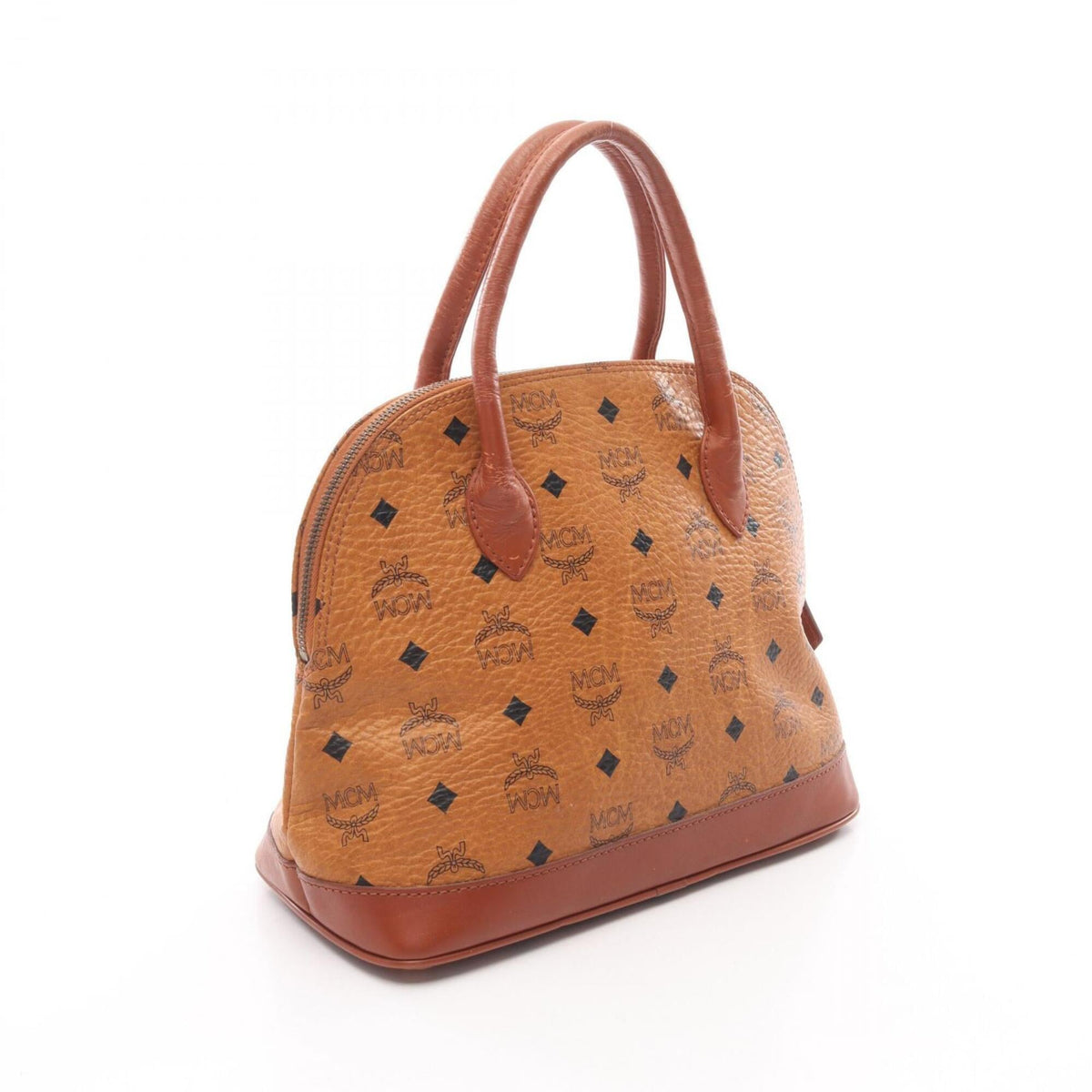 Mcm Brown Leather Handbag (Pre-Owned)