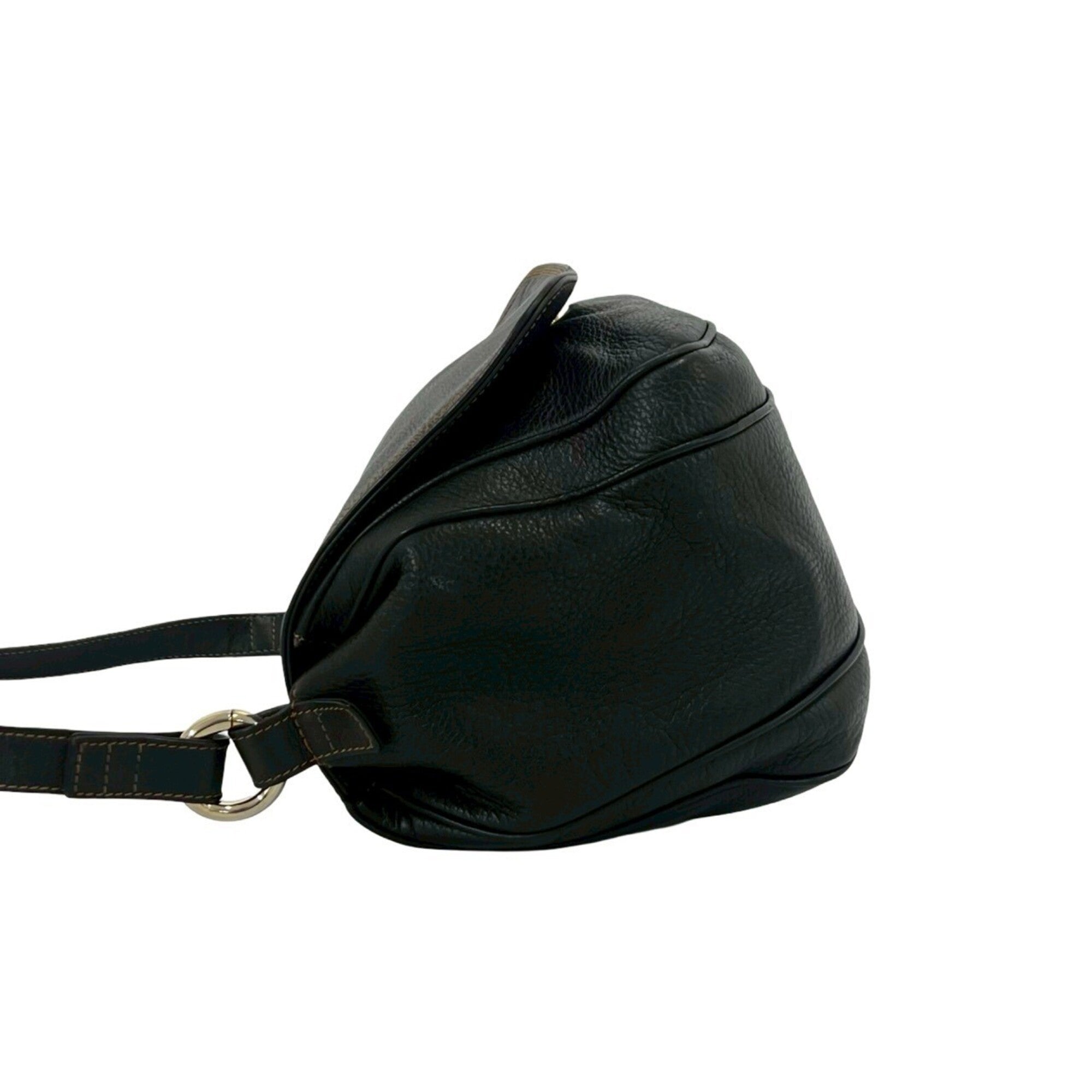 Loewe Brown Leather Pochette Shoulder Bag (Pre-Owned)