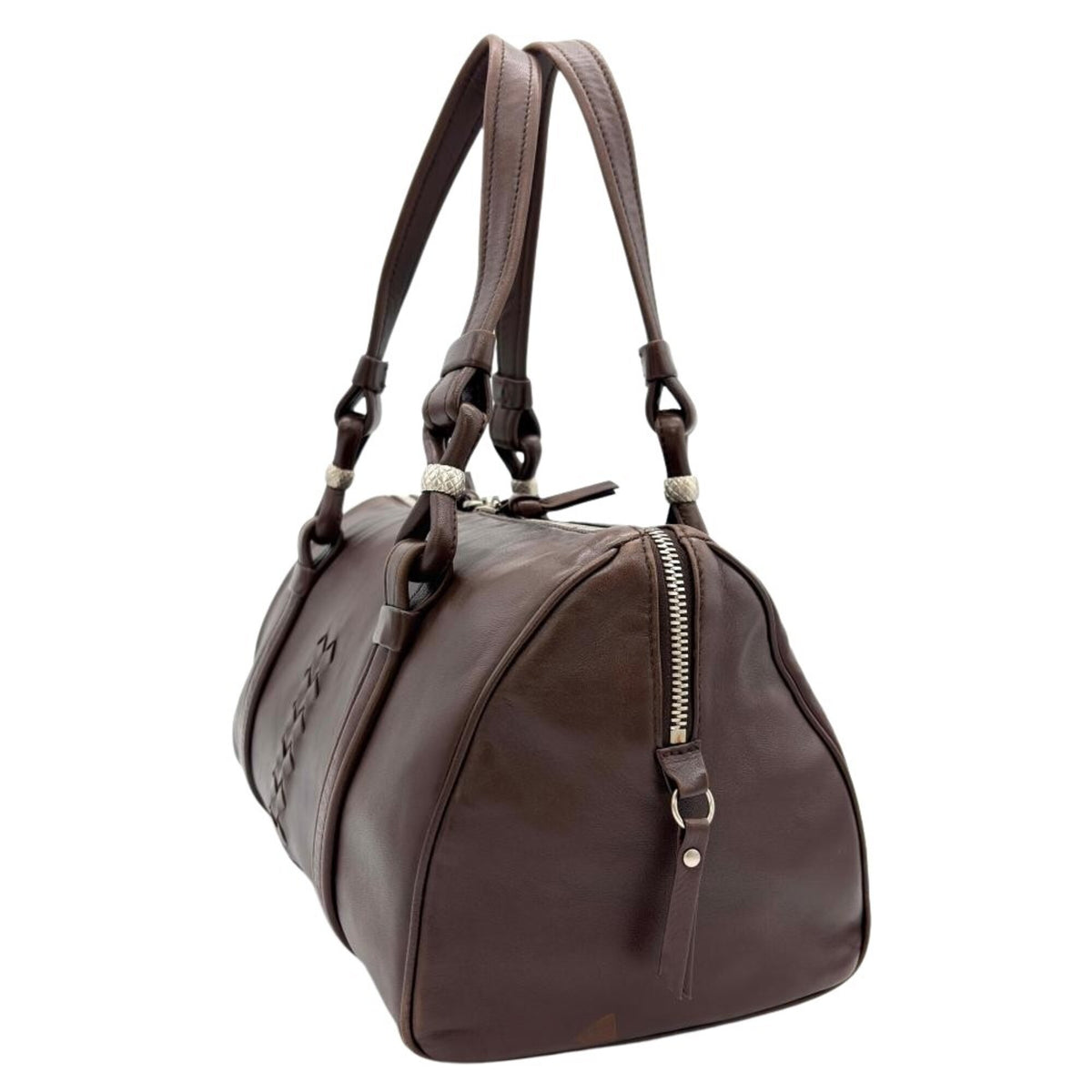 Bottega Veneta Brown Leather Handbag (Pre-Owned)