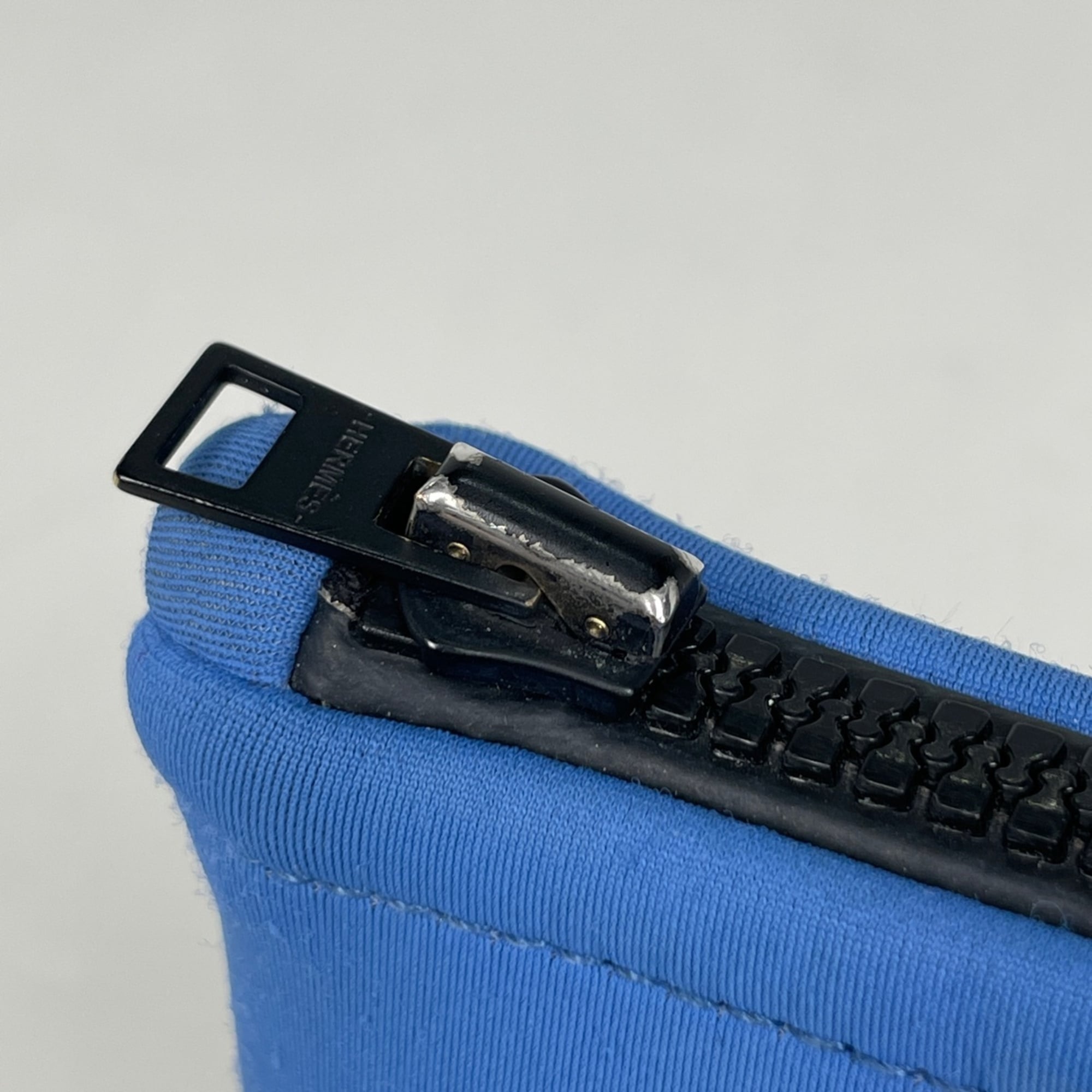 Hermes Blue Nylon Pouch (Pre-Owned)