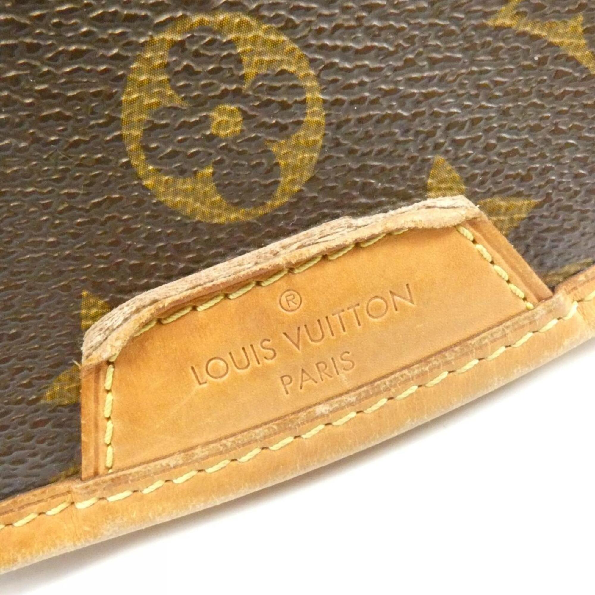 Louis Vuitton Marron Coated Canvas Shoulder Bag (Pre-Owned)
