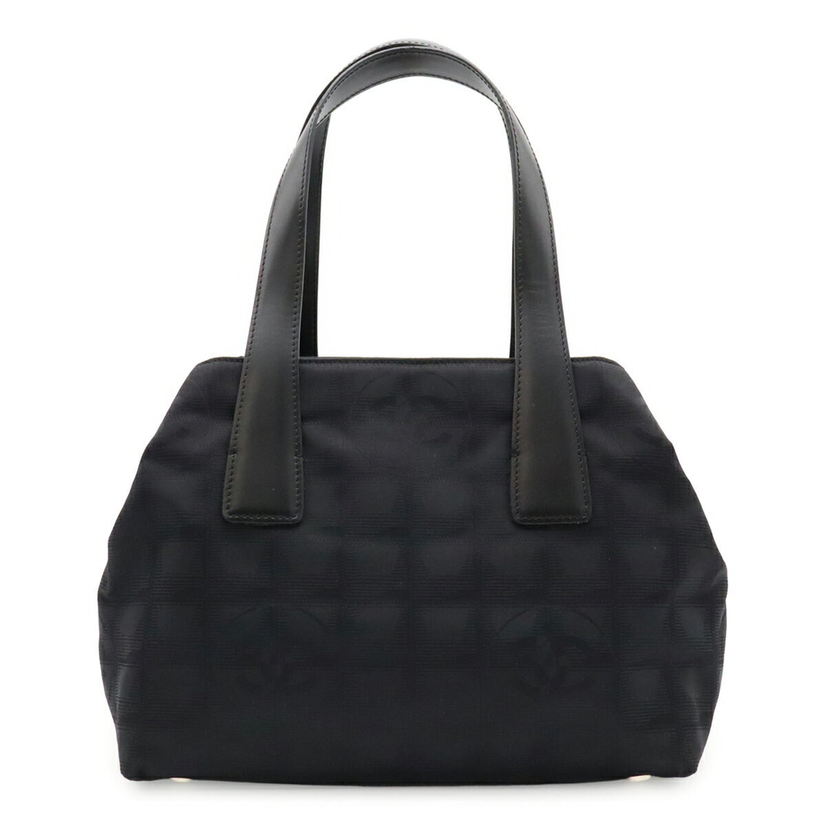 Chanel Black New Travel Line Handbag Tote Bag (Pre-Owned)