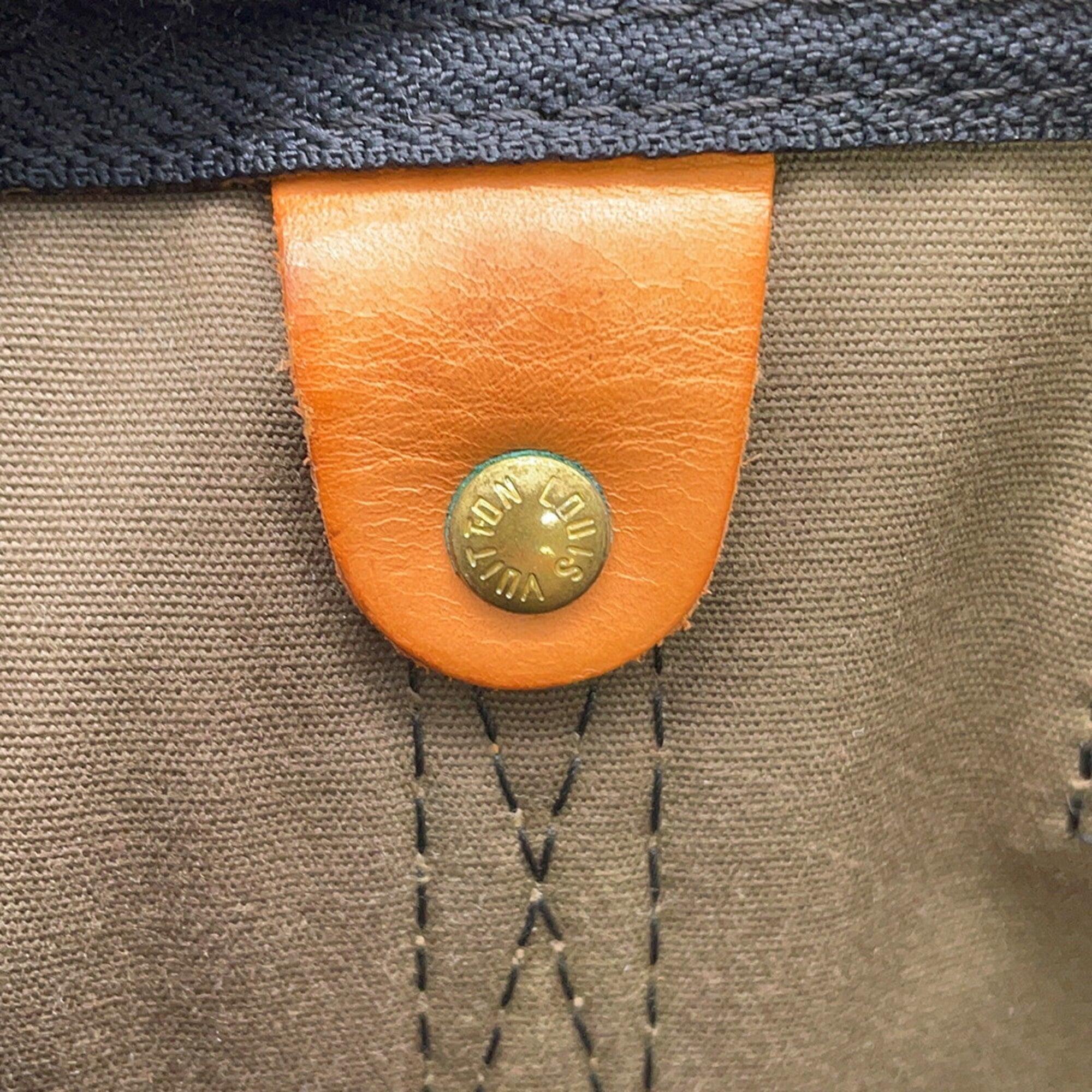 Louis Vuitton Camouflage Khaki Monogram Monogram Handbag (Pre-Owned)