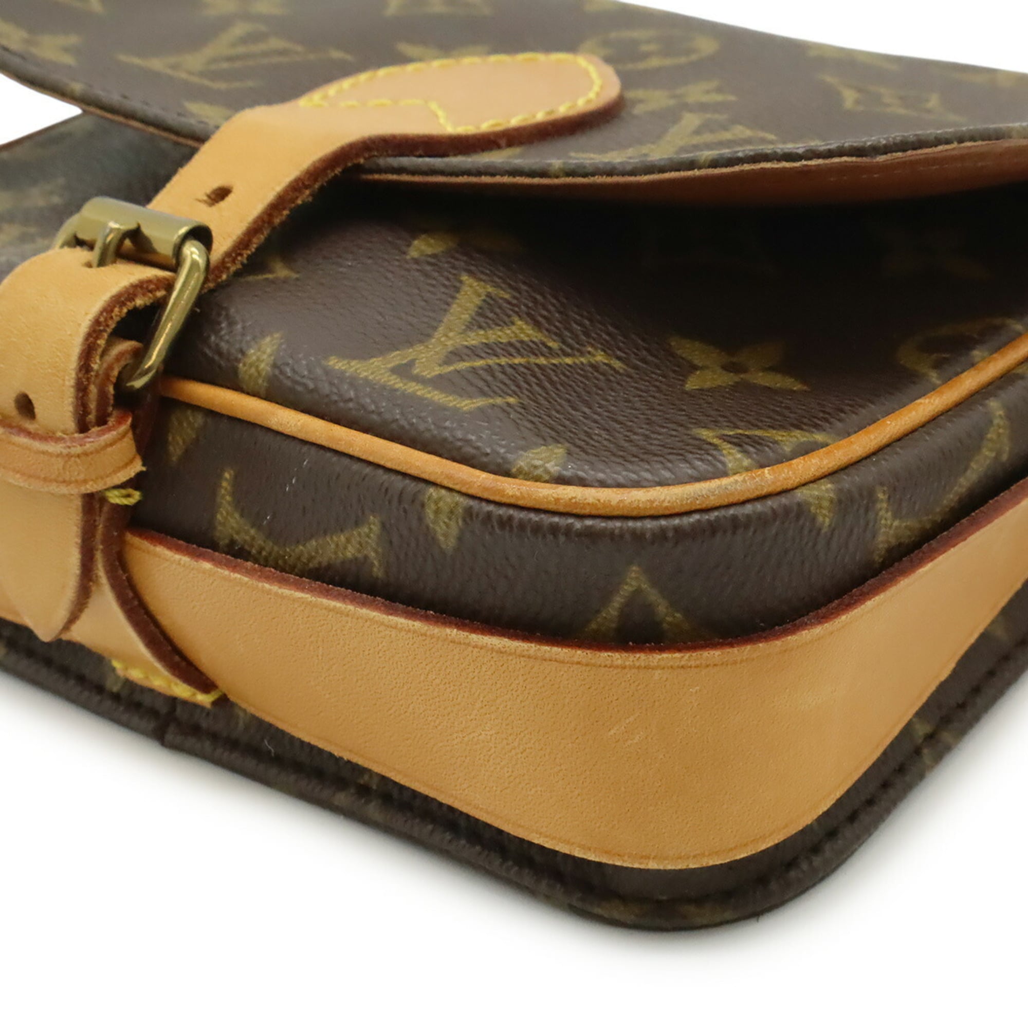 Louis Vuitton Brown Monogram Canvas Pochette Shoulder Bag (Pre-Owned)