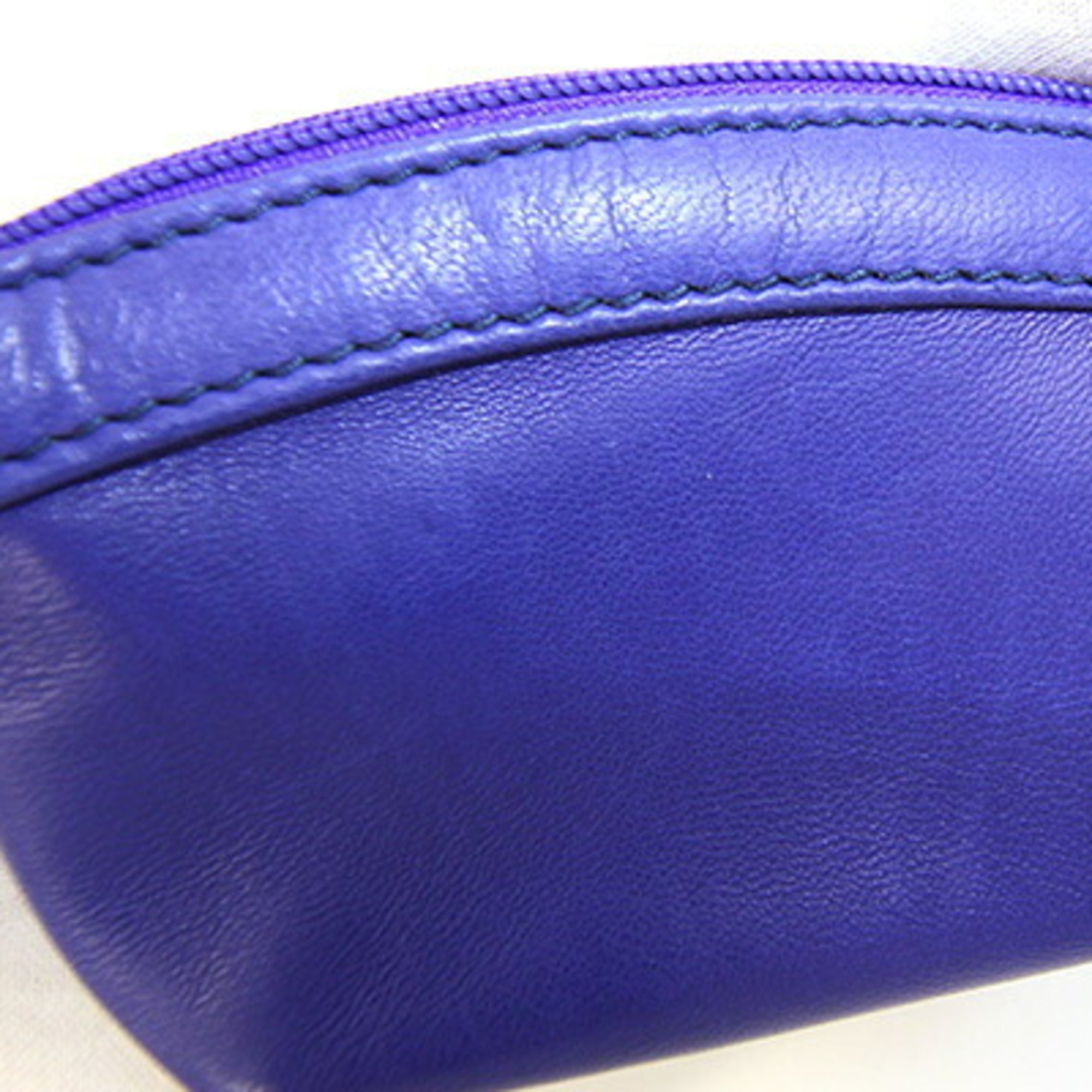 Gucci Blue Leather Coin Purse/Coin Case (Pre-Owned)