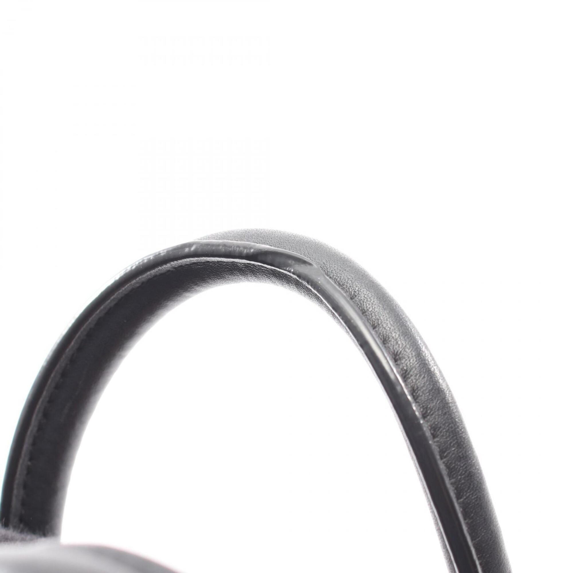 Celine Black Brown Ivory Leather Handbag (Pre-Owned)