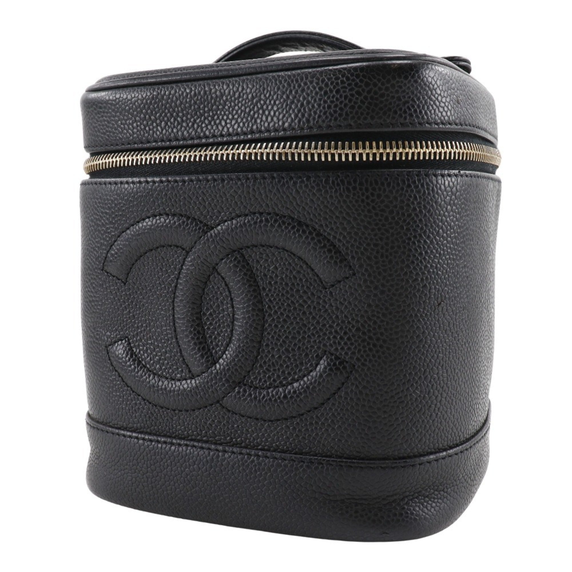Chanel Caviar Leather Handbag (Pre-Owned)