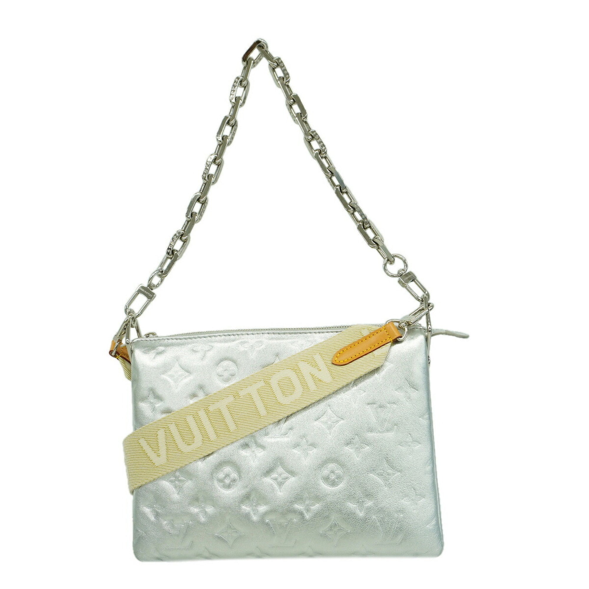 Louis Vuitton Silver Handbag (Pre-Owned)