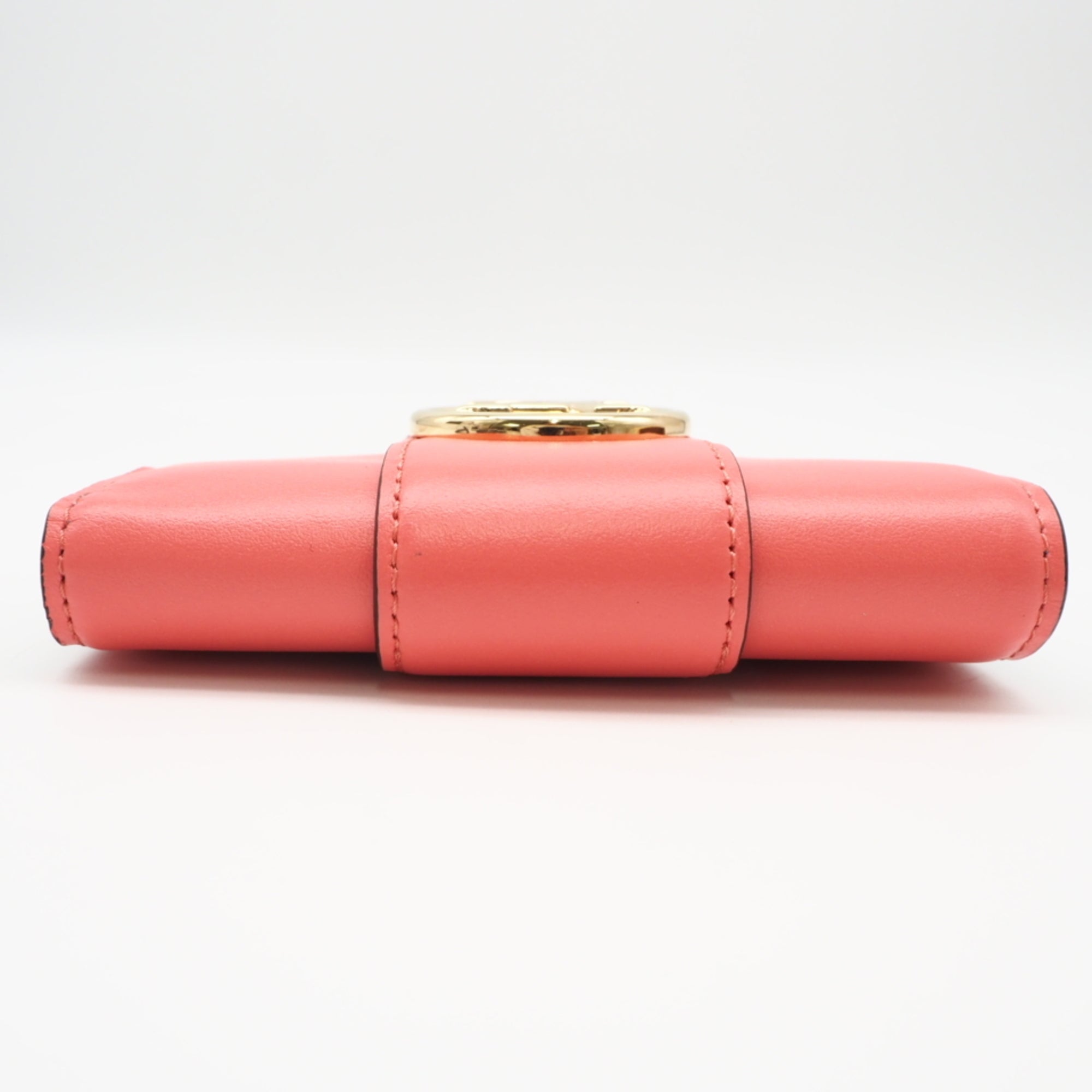 Louis Vuitton Blue Pink Leather Wallet (Tri-Fold) (Pre-Owned)