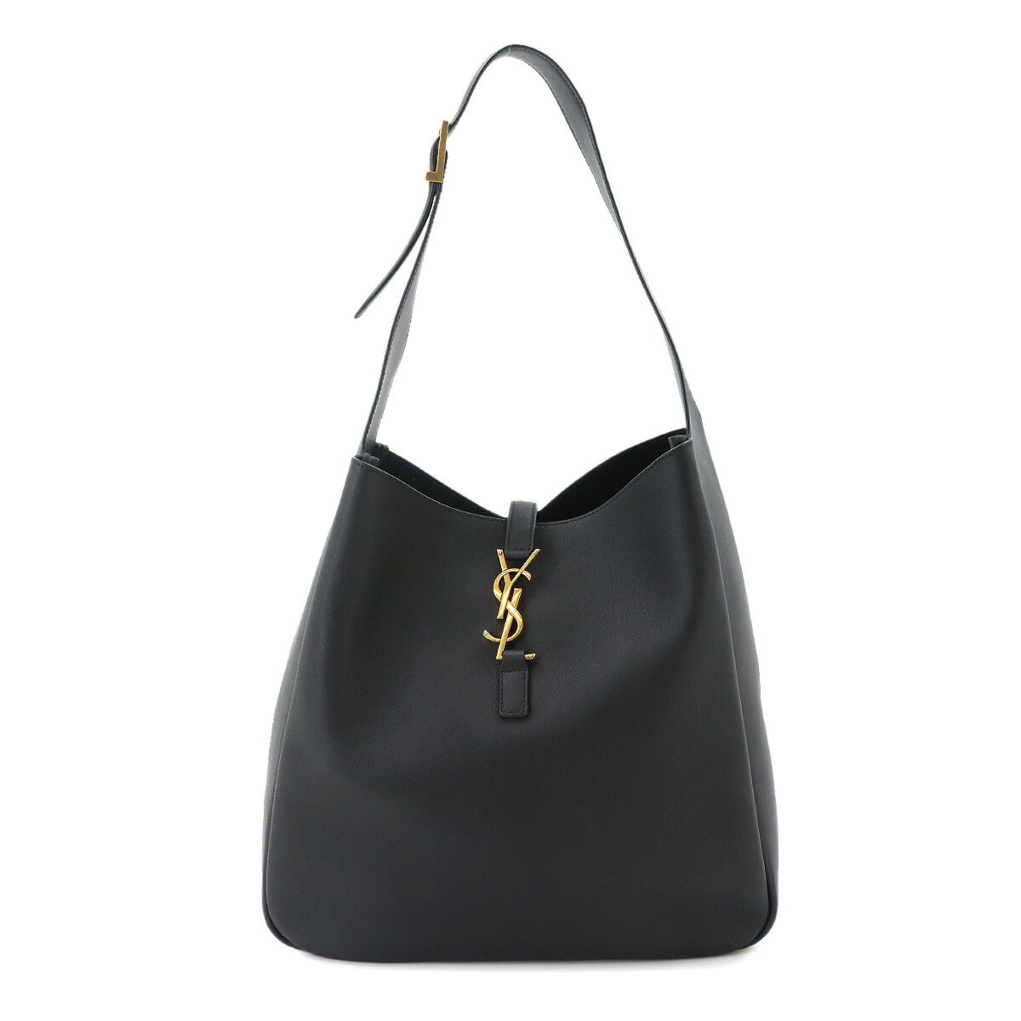 Saint Laurent Black Leather Handbag Shoulder Bag (Pre-Owned)