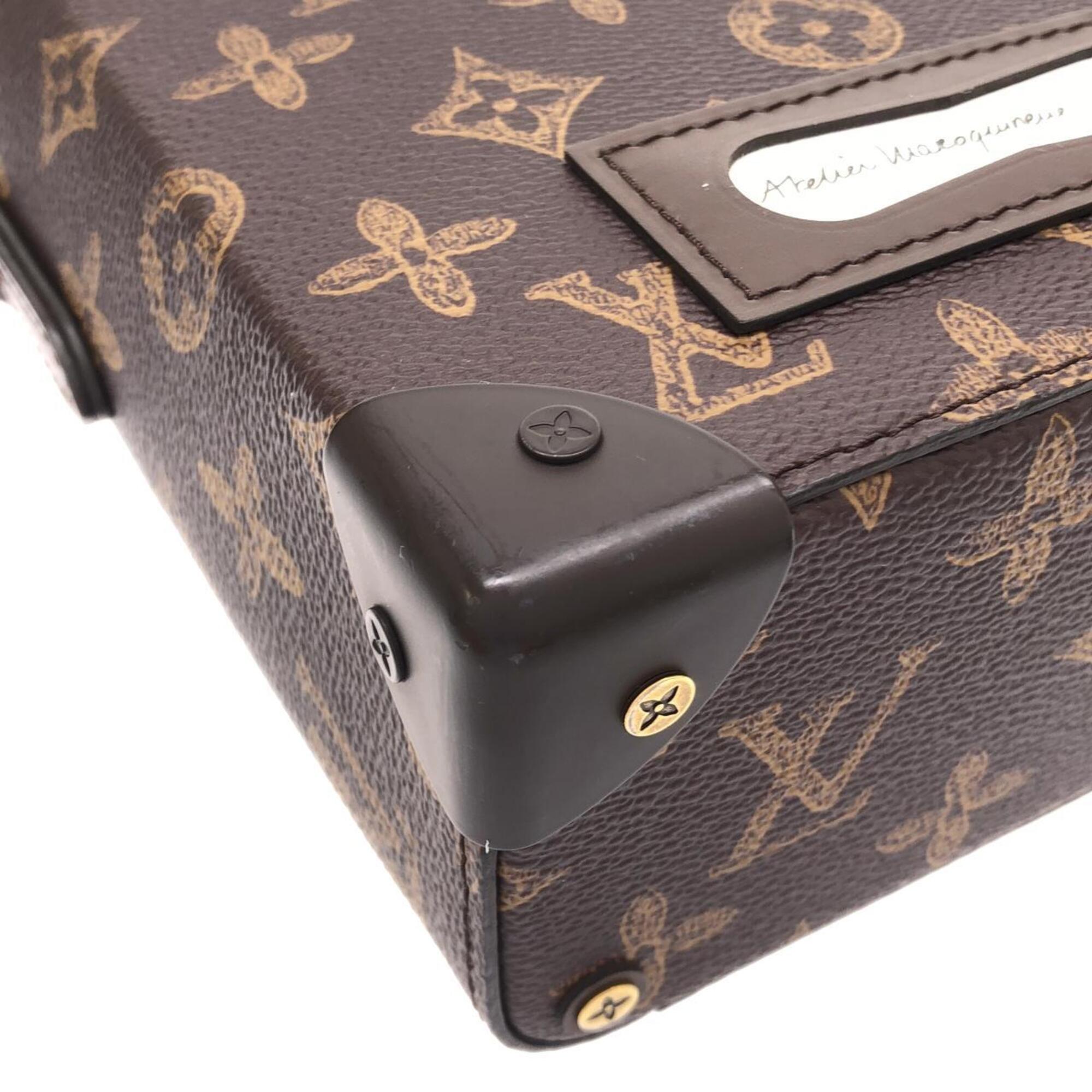 Louis Vuitton Marron Coated Canvas Handbag (Pre-Owned)