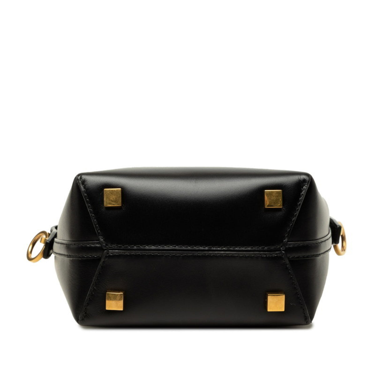 Saint Laurent Black Leather Handbag Shoulder Bag (Pre-Owned)