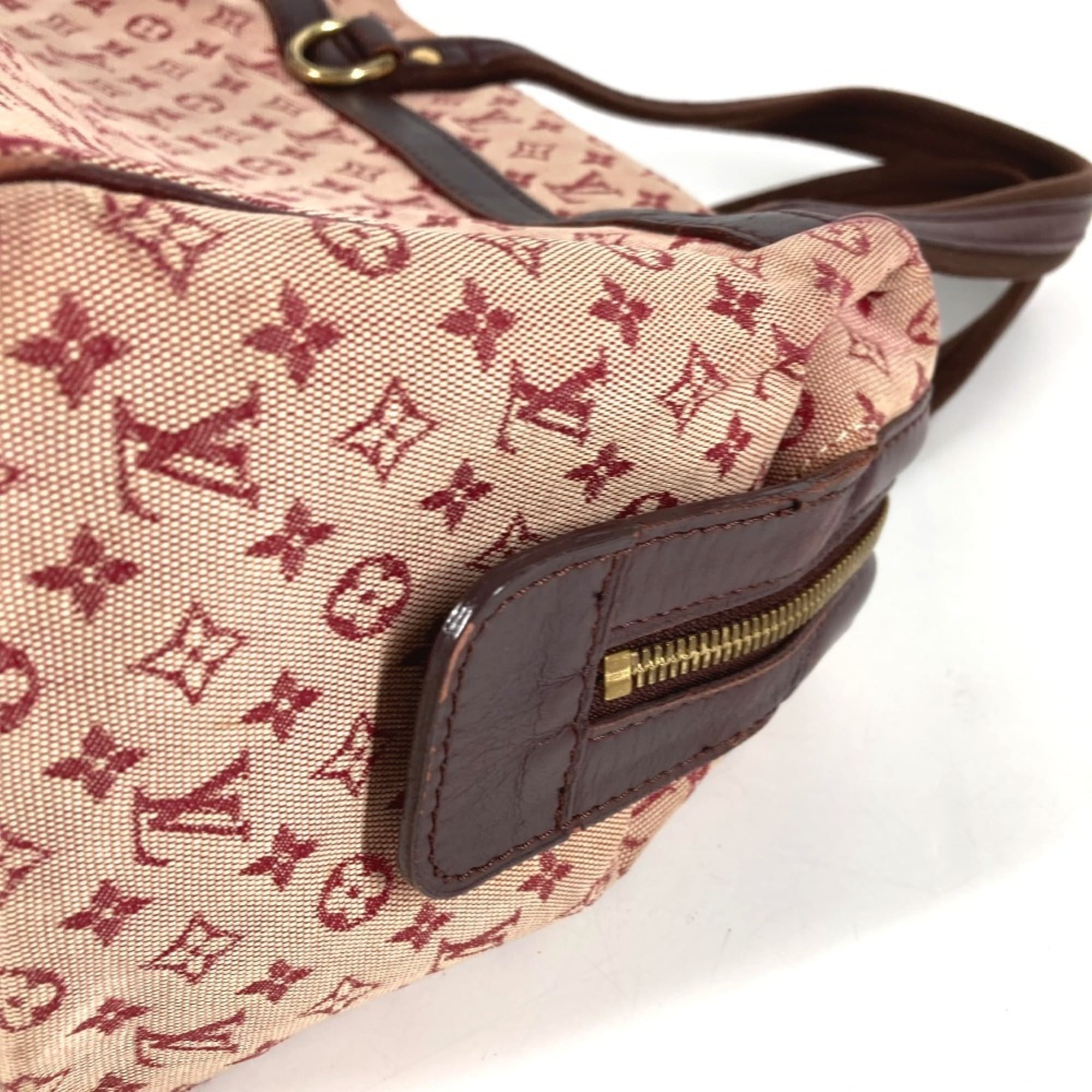 Louis Vuitton Cerise Red Color Monogram Mini Boston Bag Handbag (Pre-Owned)