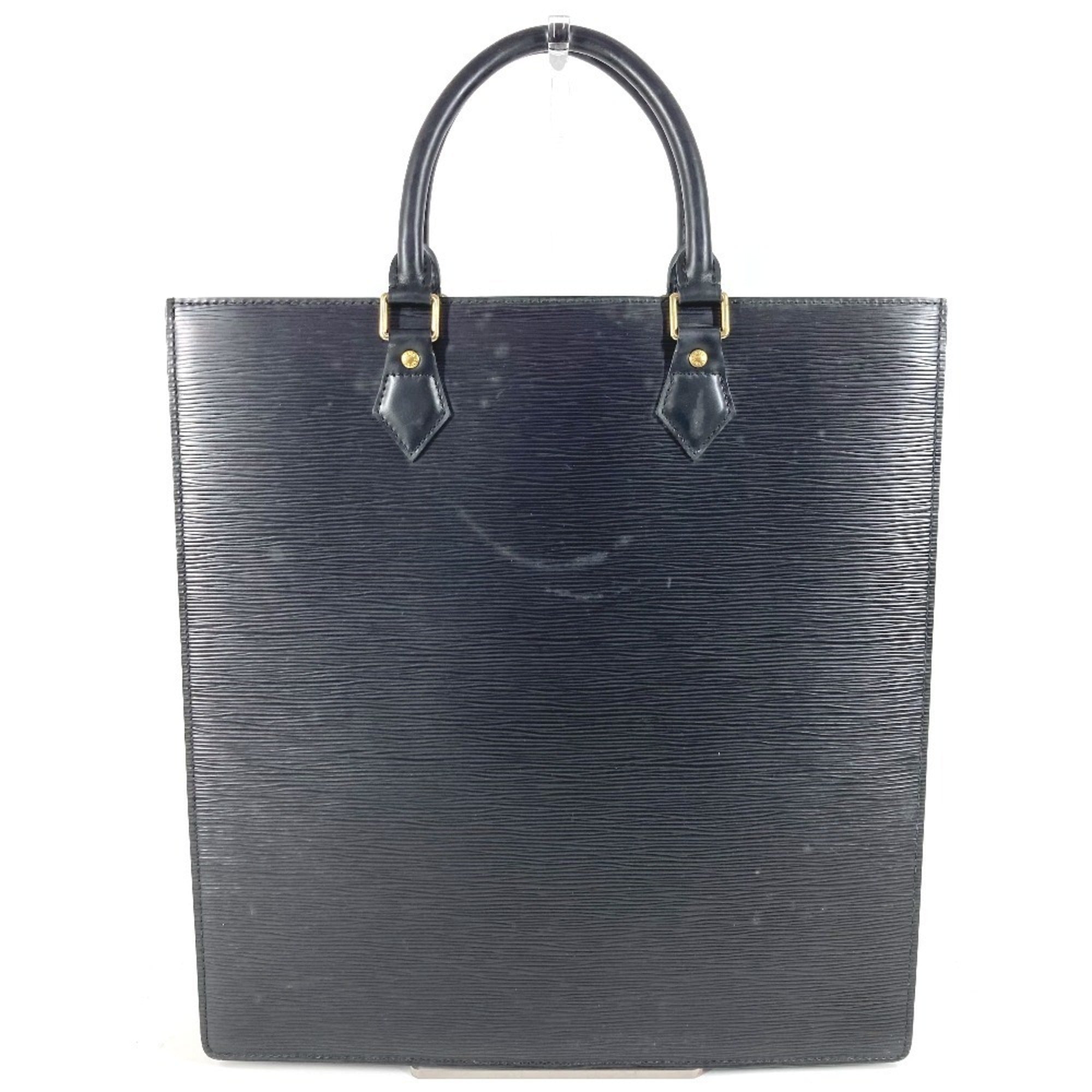 Louis Vuitton Black Epi Leather Handbag Tote Bag (Pre-Owned)