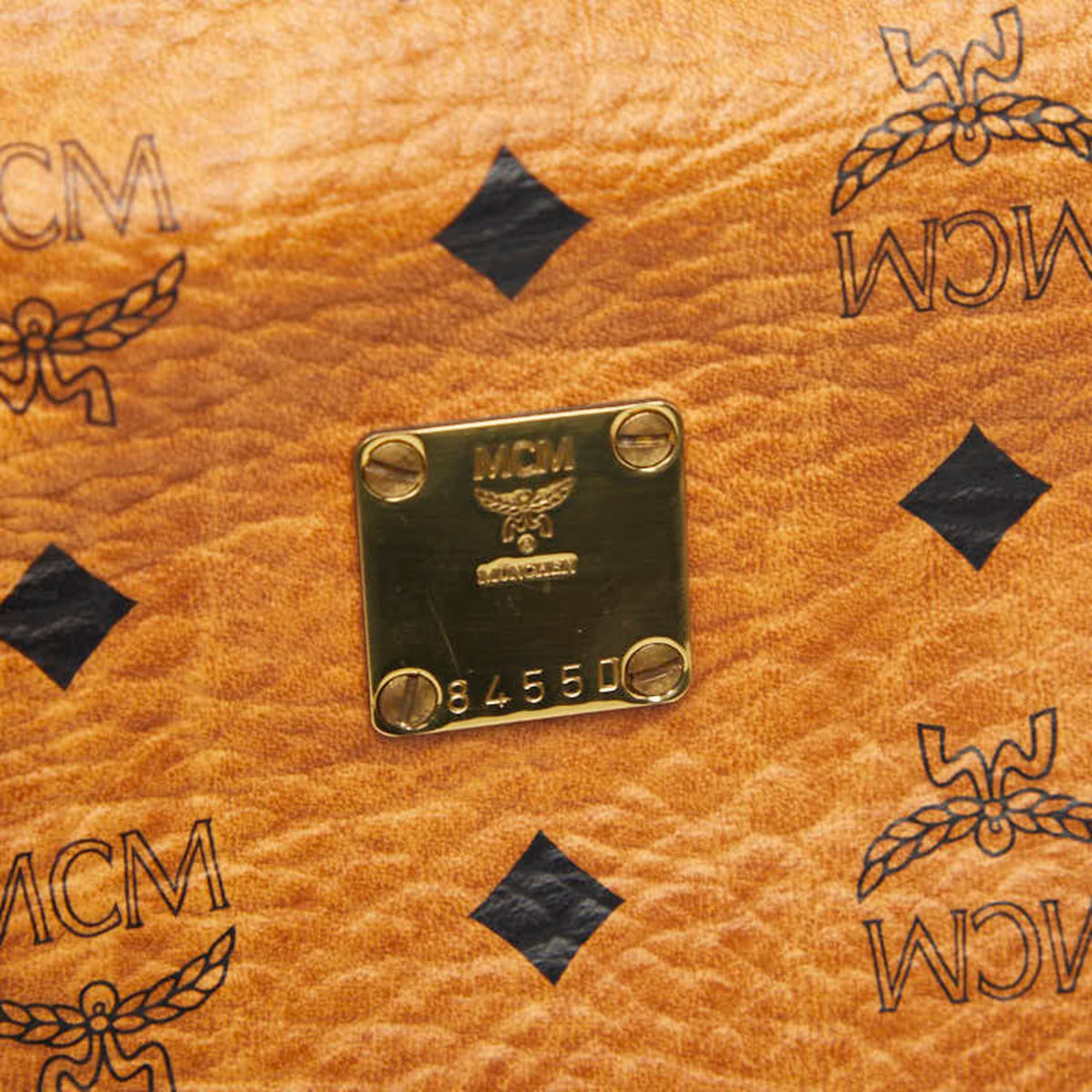 Mcm Brown Leather Handbag Shoulder Bag (Pre-Owned)