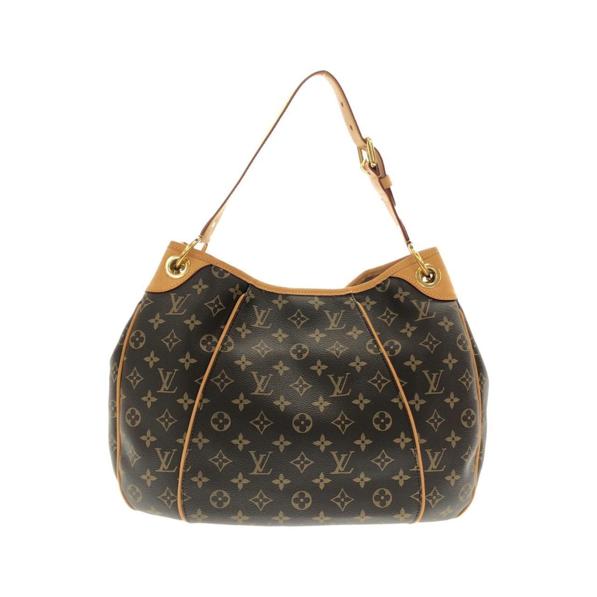 Louis Vuitton Marron Coated Canvas Shoulder Bag (Pre-Owned)