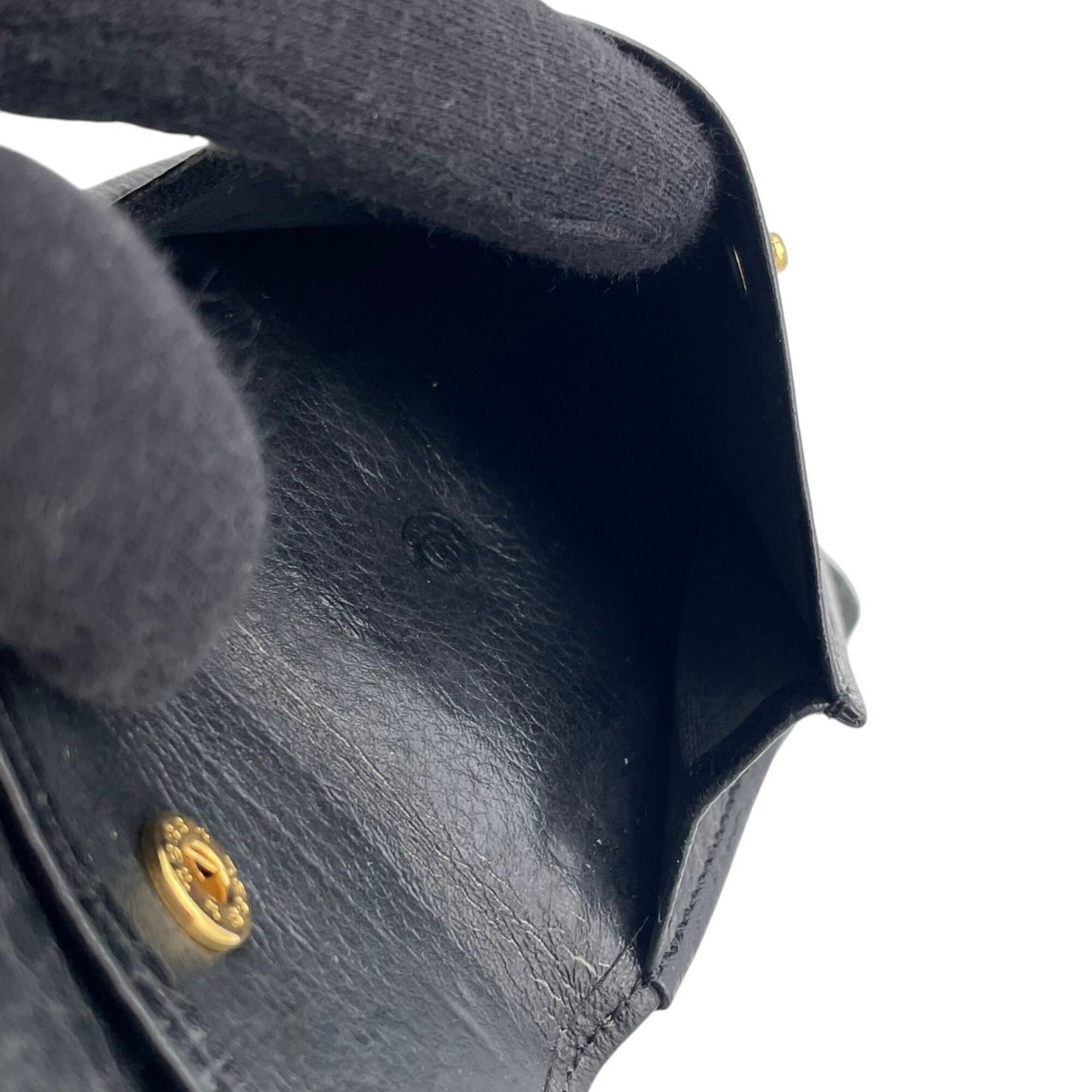 Burberry Black Leather Wallet (Bi-Fold) (Pre-Owned)