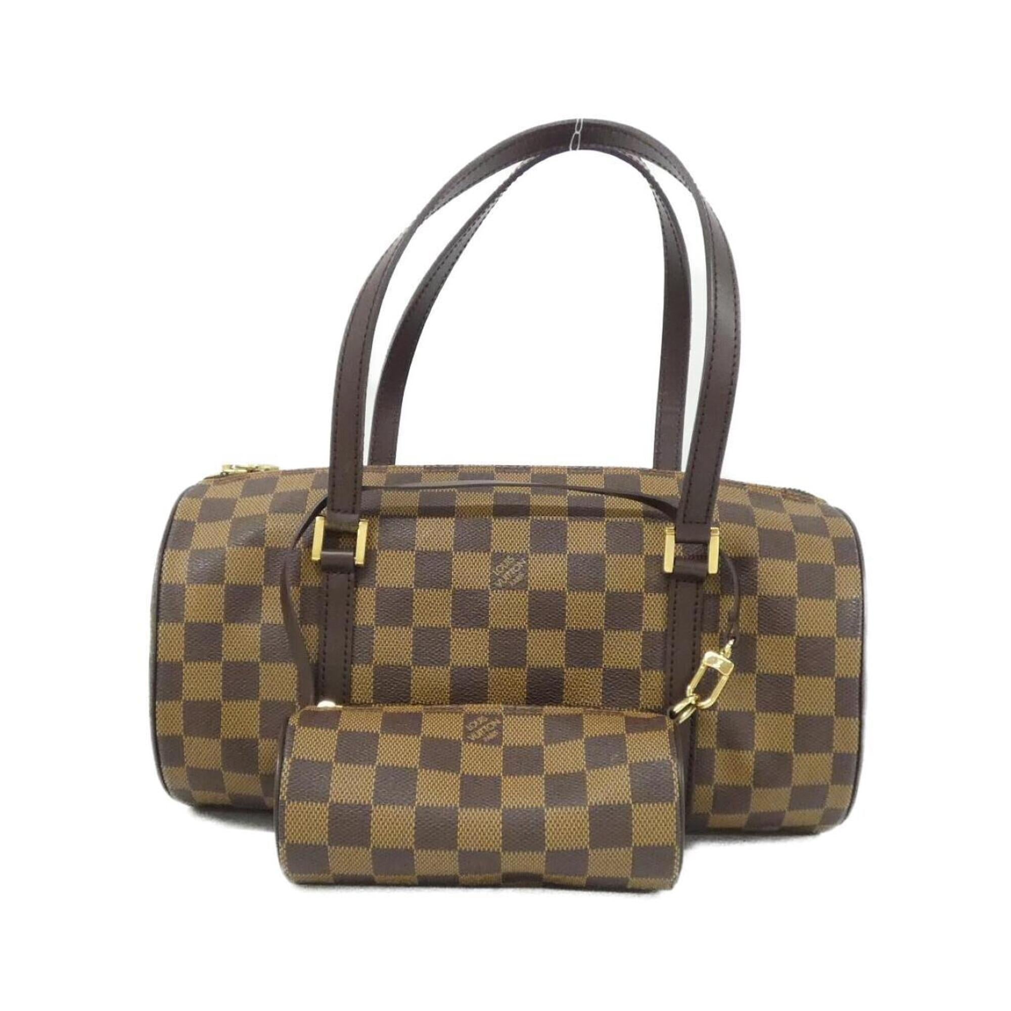 Louis Vuitton Ebene Coated Canvas Handbag Pouch (Pre-Owned)
