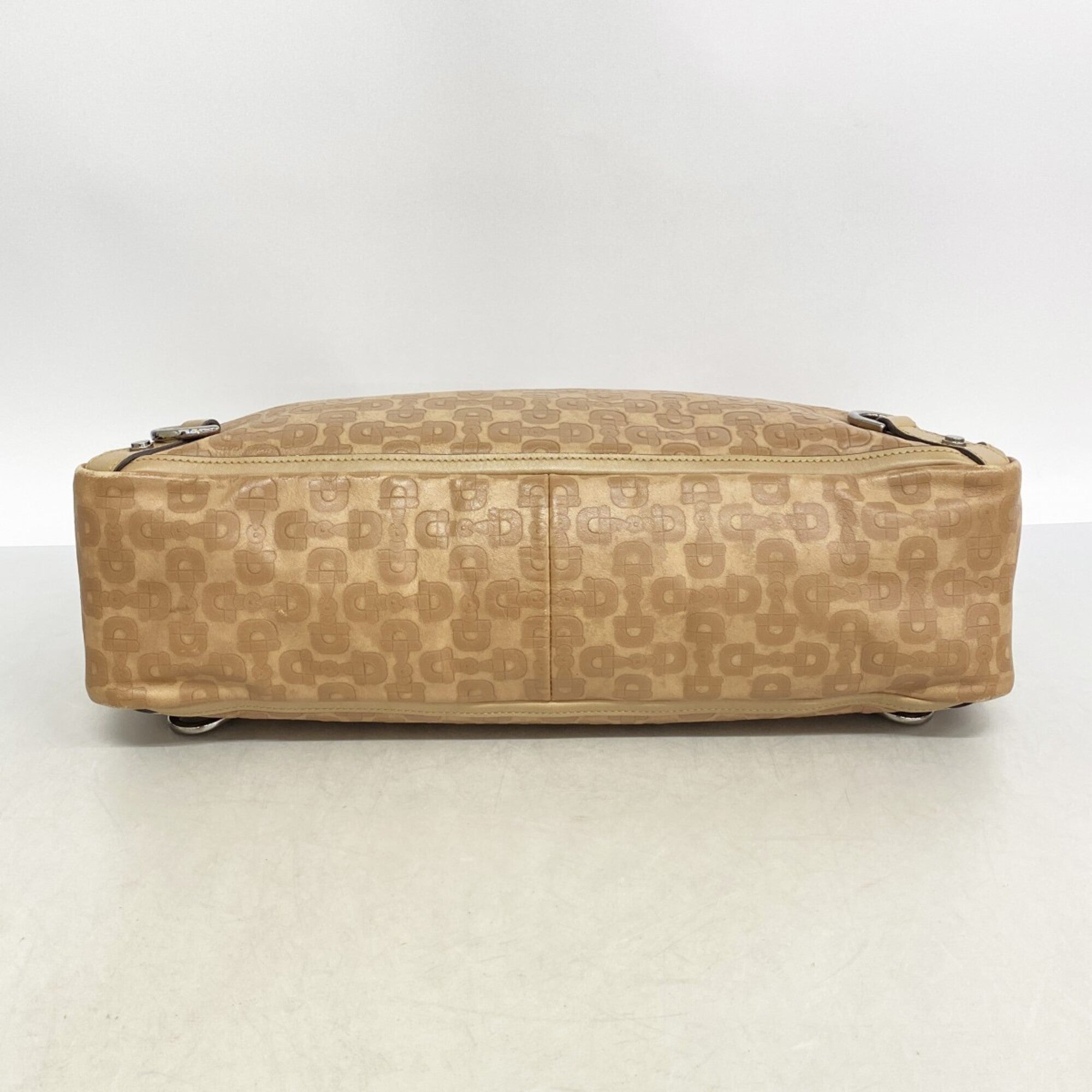 Gucci Beige Leather Tote Bag (Pre-Owned)