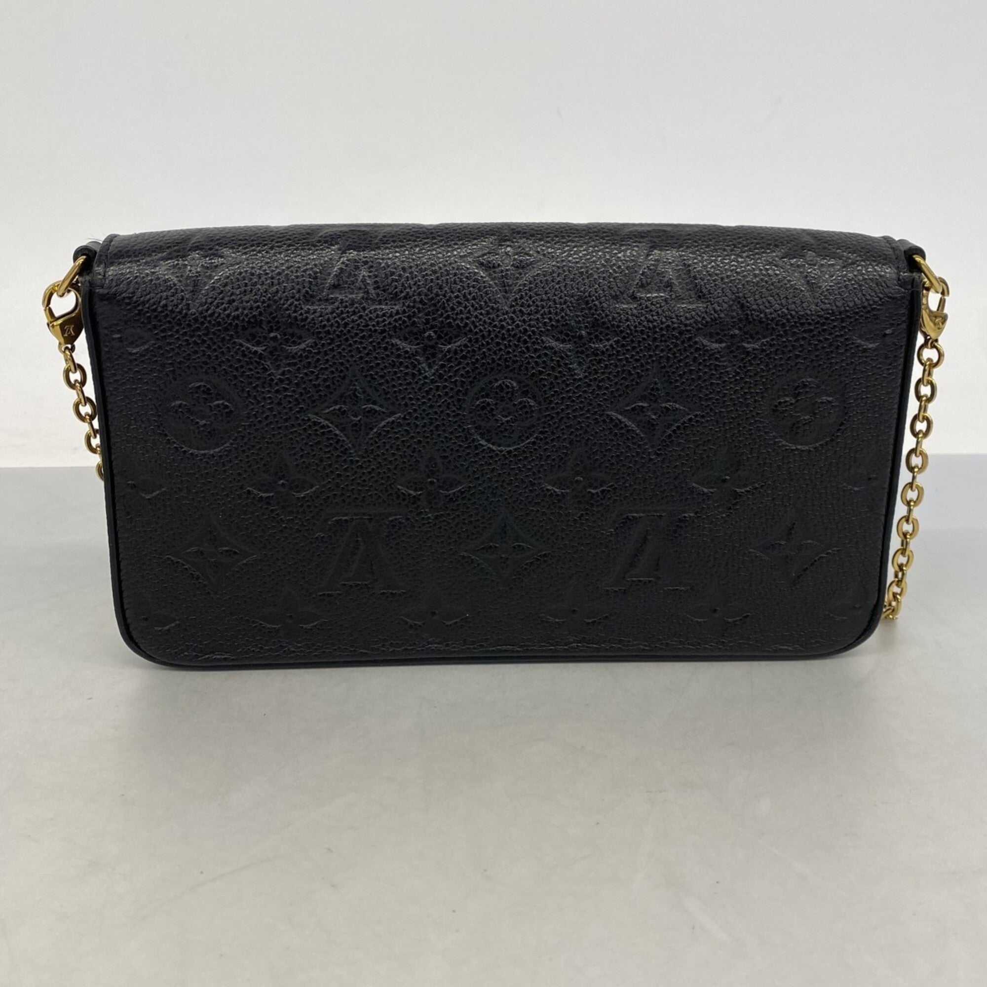 Louis Vuitton Noir Chain/Shoulder Wallet (Pre-Owned)
