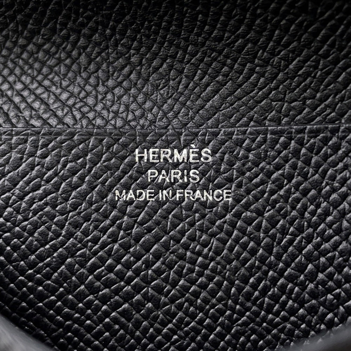 Hermes Black Epsom Leather Wallet (Bi-Fold) (Pre-Owned)