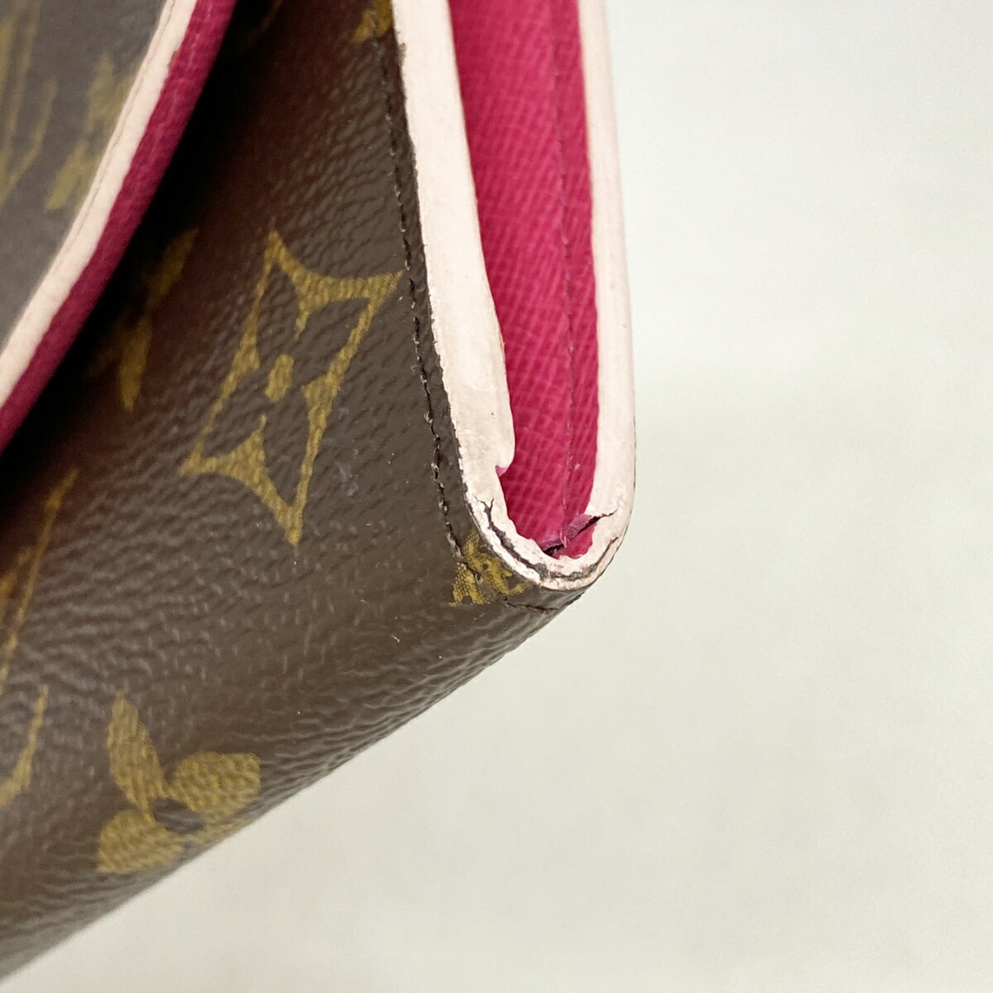 Louis Vuitton Brown Rose Ballerine Long Wallet (Bi-Fold) (Pre-Owned)